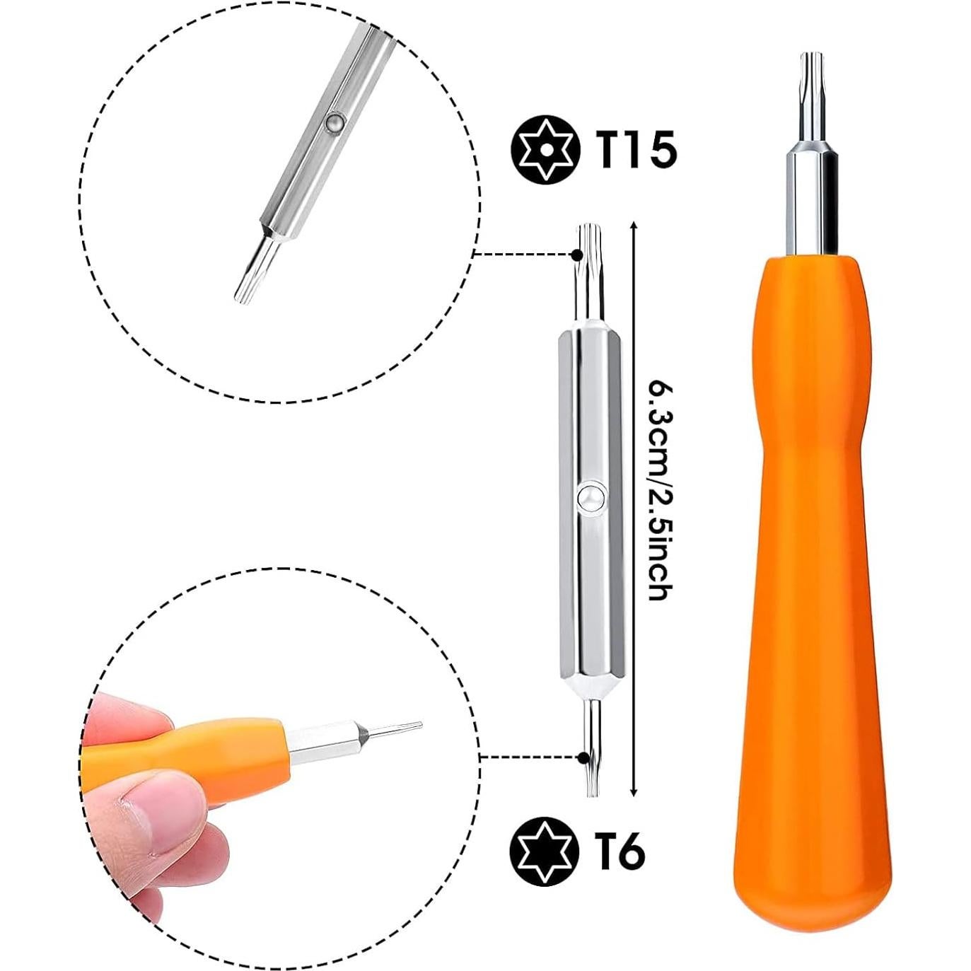 Destornillador y Cable de Carga Ring - Naranja - 1,01 m
