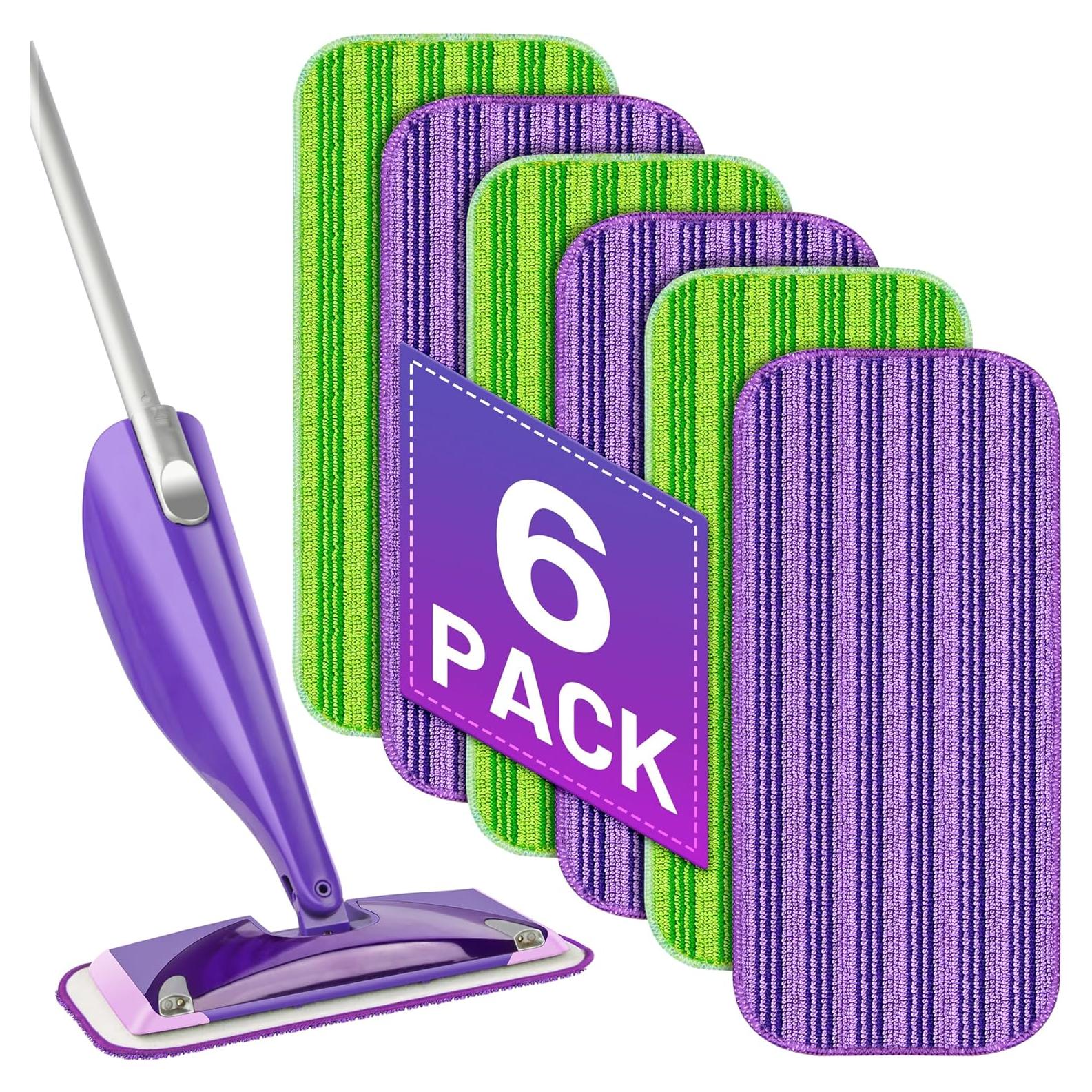 Paquete de 6 Paños de Mopa Reutilizables Papclean para Swiffer