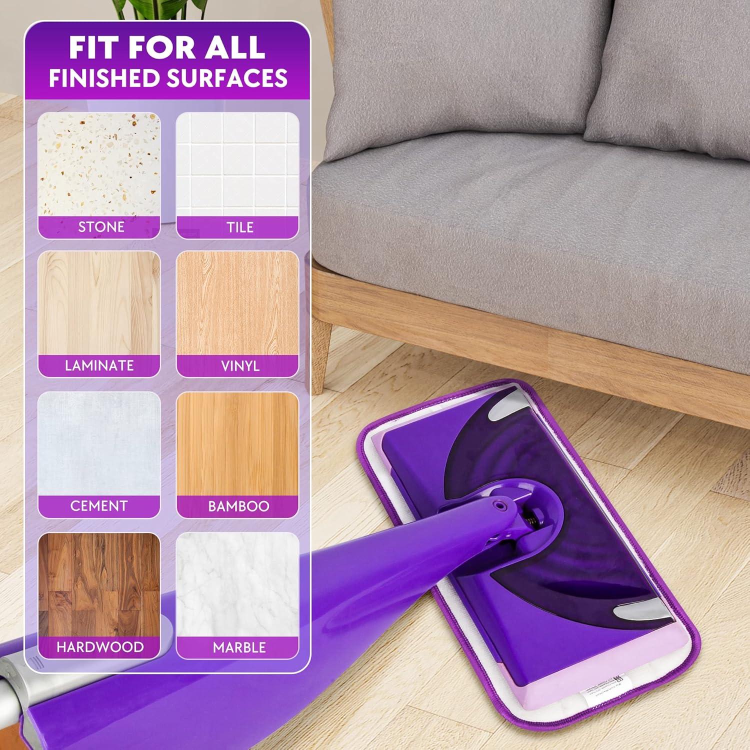 Paquete de 6 Paños de Mopa Reutilizables Papclean para Swiffer