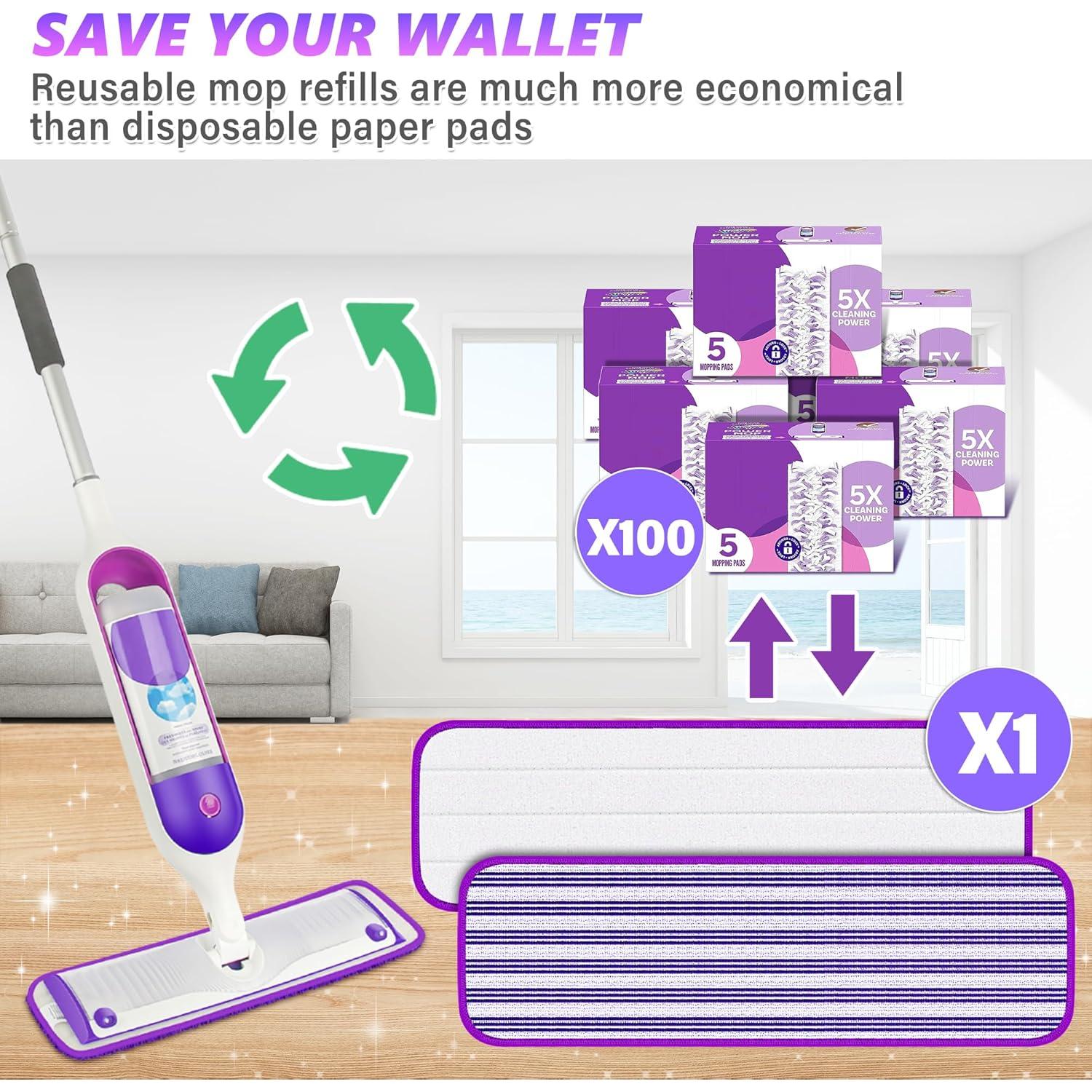 Recargas de Almohadillas de Mopa Reutilizables ILAVCLEAN 24PCS