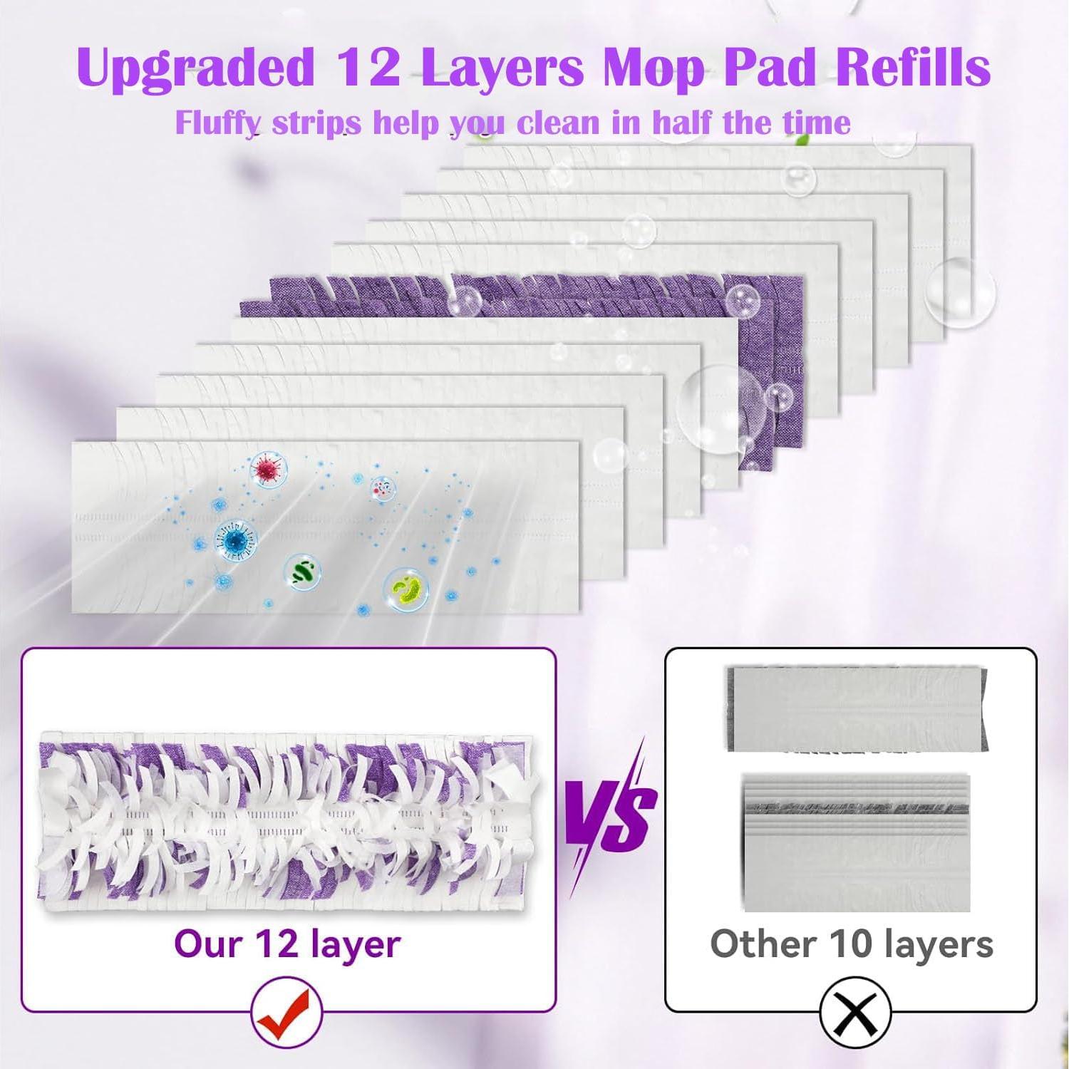 15 Almohadillas Desechables Sunkuro para Mopa Power Mop