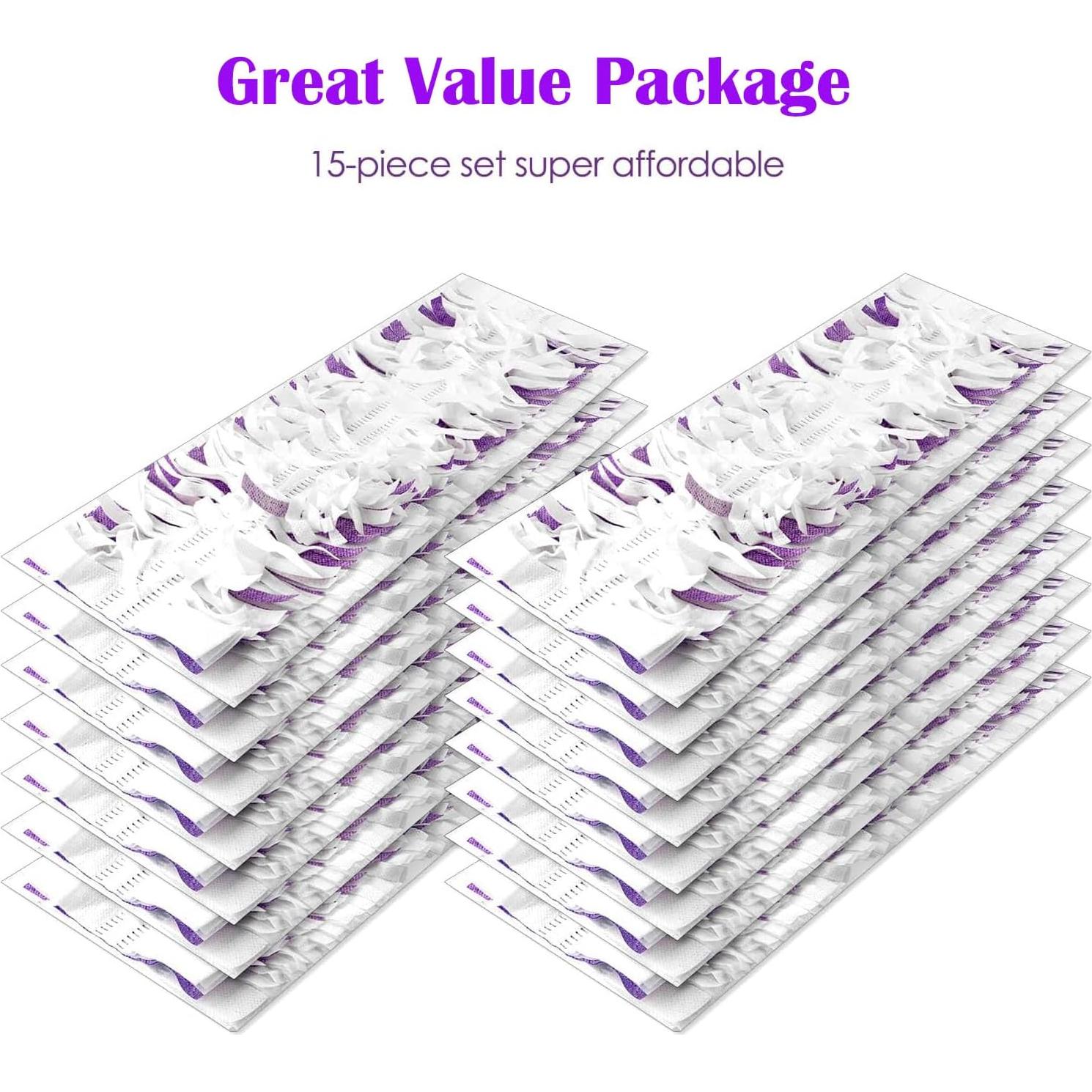 15 Almohadillas Desechables Sunkuro para Mopa Power Mop