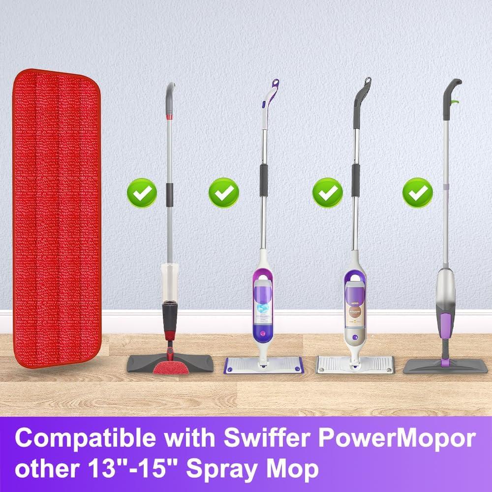 TreeLen 3 Paquete Almohadillas Microfibra para Mopa 41.91x13.97cm