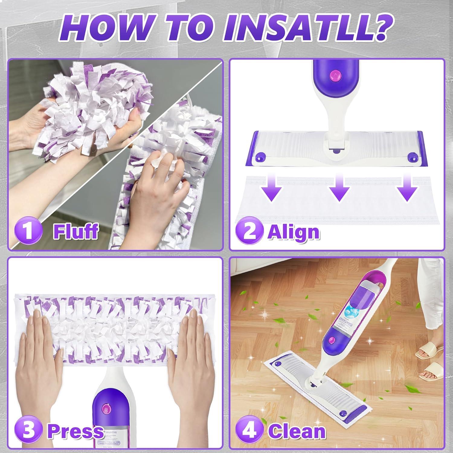 Repuestos Almohadillas Desechables Swiffer PowerMop 8 Unidades