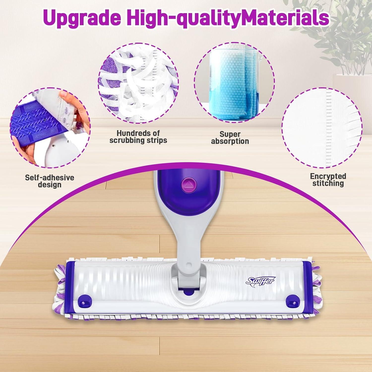 20 Almohadillas Desechables Microfibra PoTiCota para Trapeador