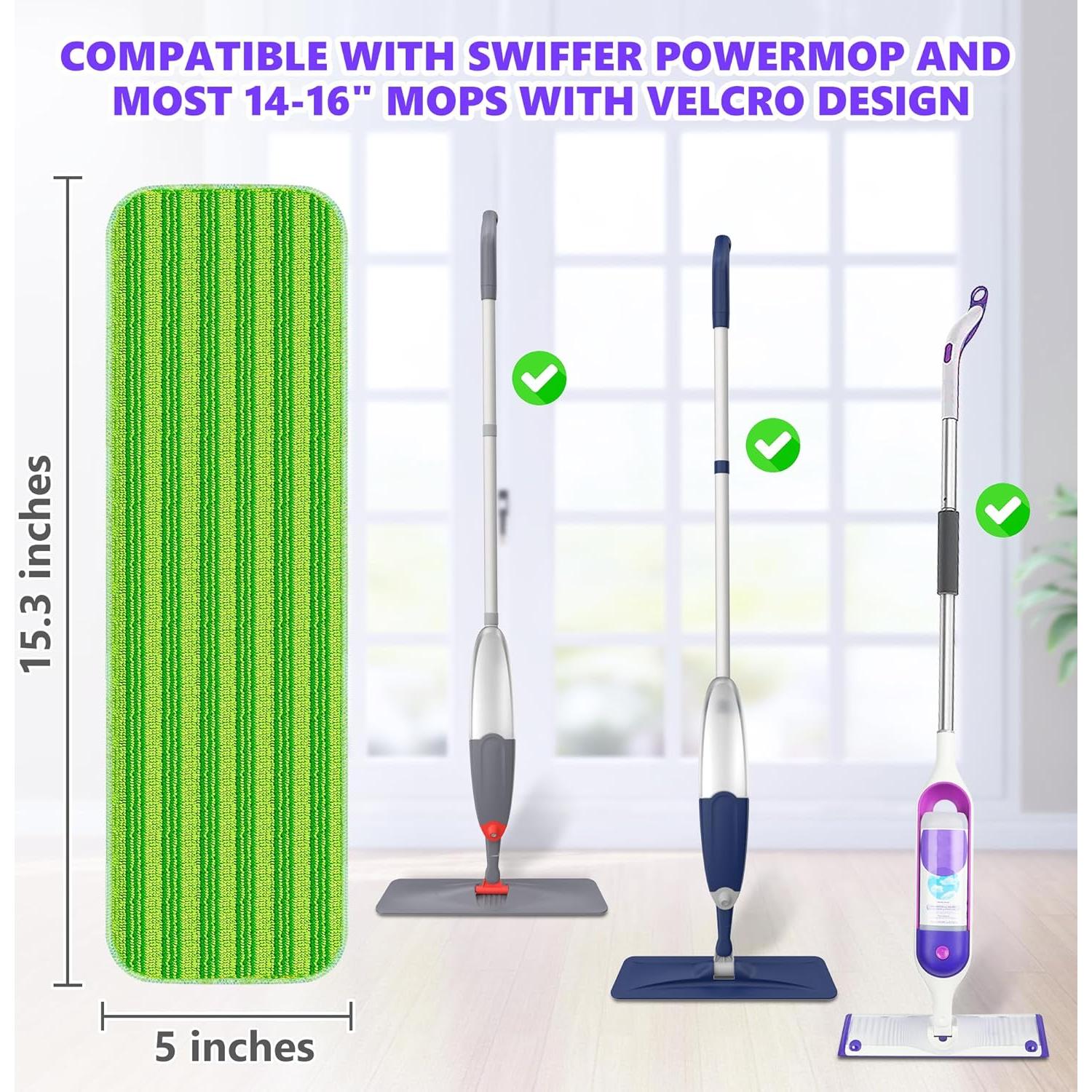 Paños de Mopa Reutilizables TINA&TONY 6PCS Microfibra