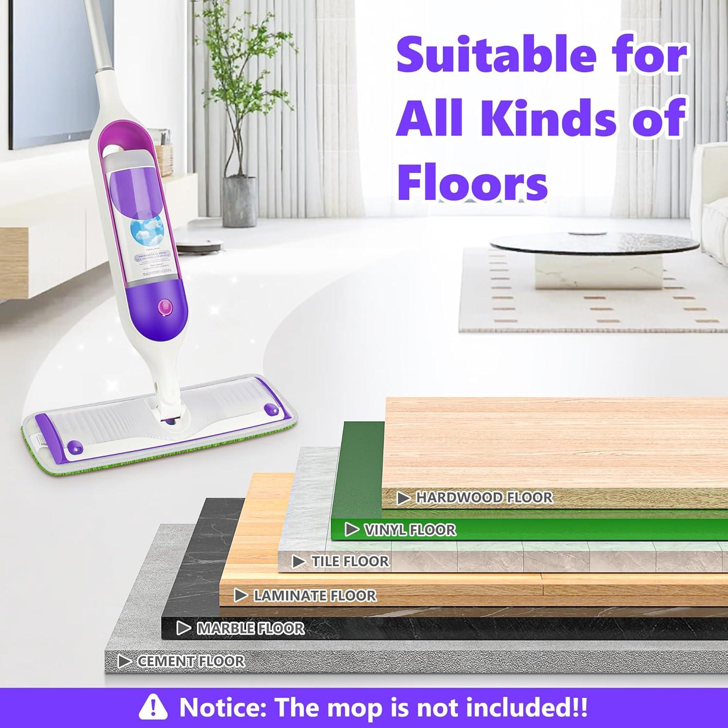 Paños de Mopa Reutilizables TINA&TONY 6PCS Microfibra