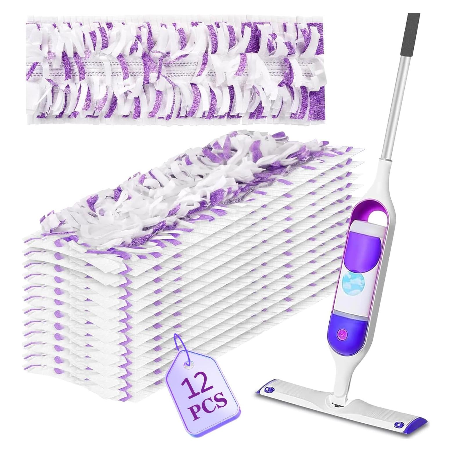 12 Almohadillas Desechables para Mopa Swiffer Power Mop 38x14cm