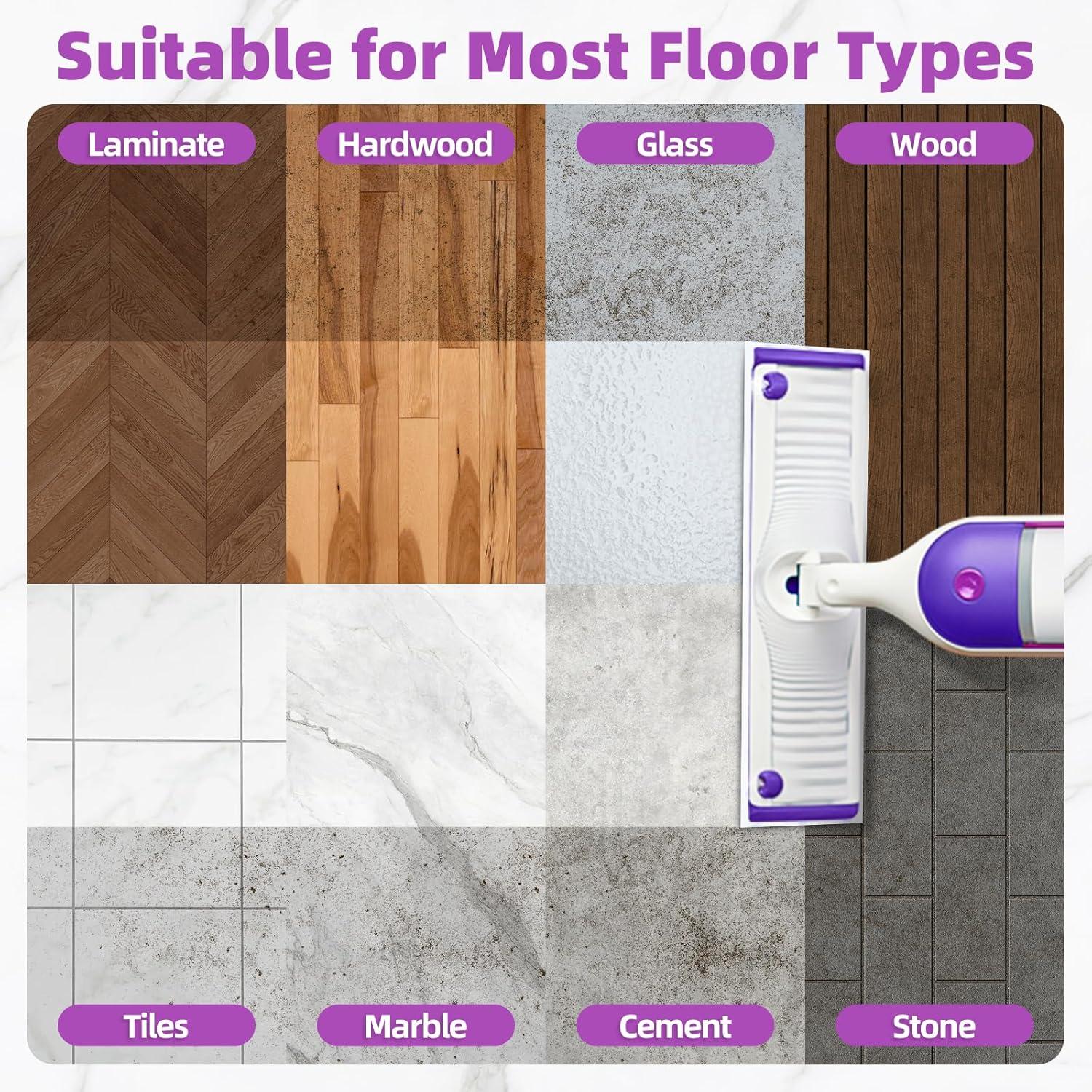 50 Almohadillas de Microfibra Nicemiya para Mopas Swiffer 36.83x12.7cm