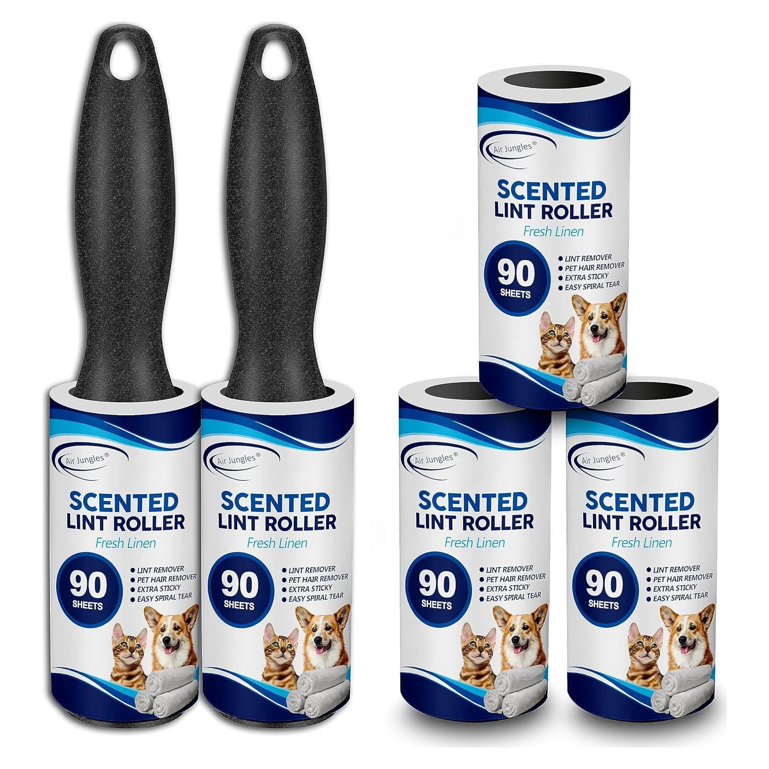 Rodillo de Pelusa Air Jungles 450 Hojas Extra Pegajoso