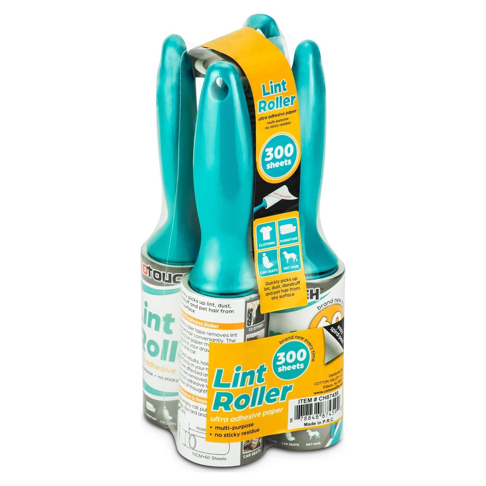 Rodillos de Pelusa DecorRack con 300 Hojas Adhesivas