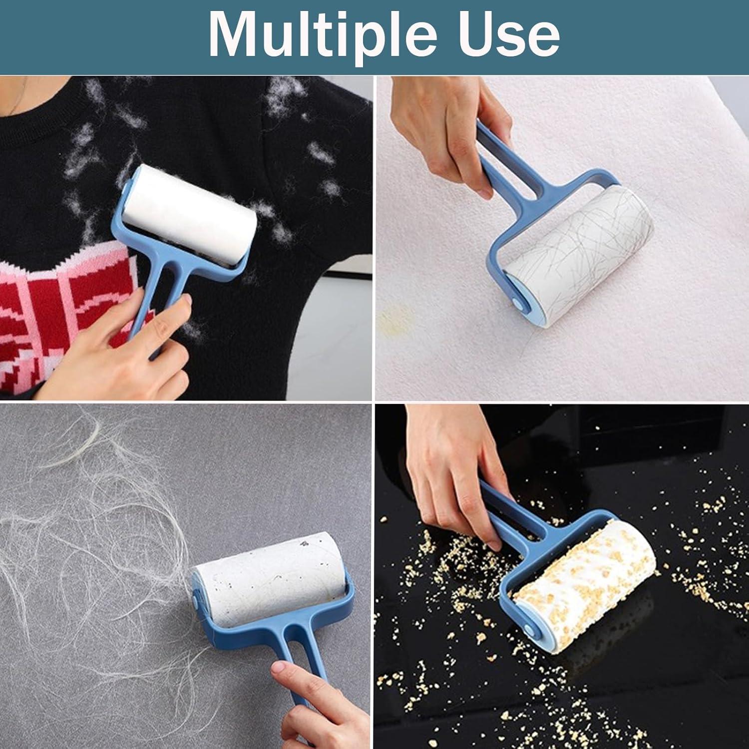 Rodillo de Pelusa Rgqphantom 300 Hojas para Mascotas Azul