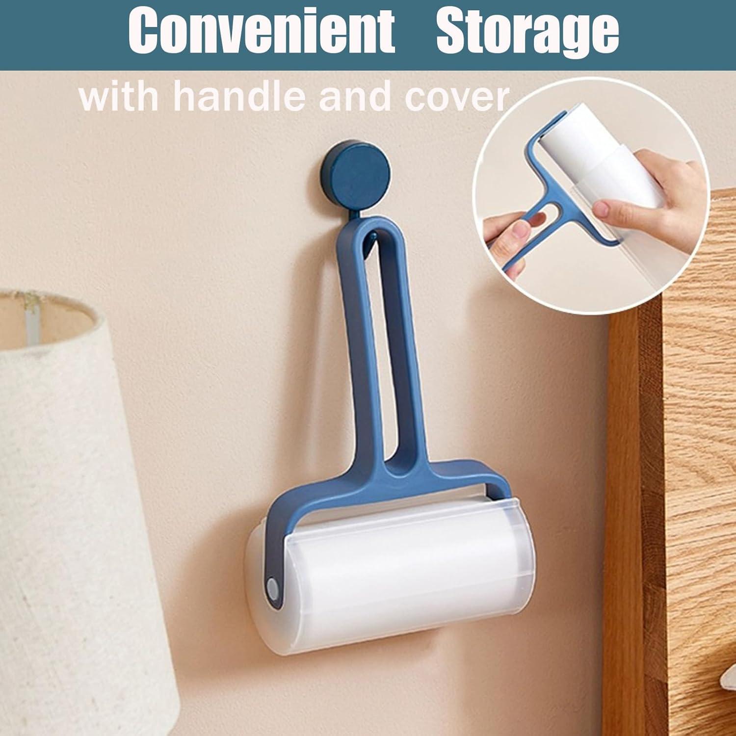 Rodillo de Pelusa Rgqphantom 300 Hojas para Mascotas Azul