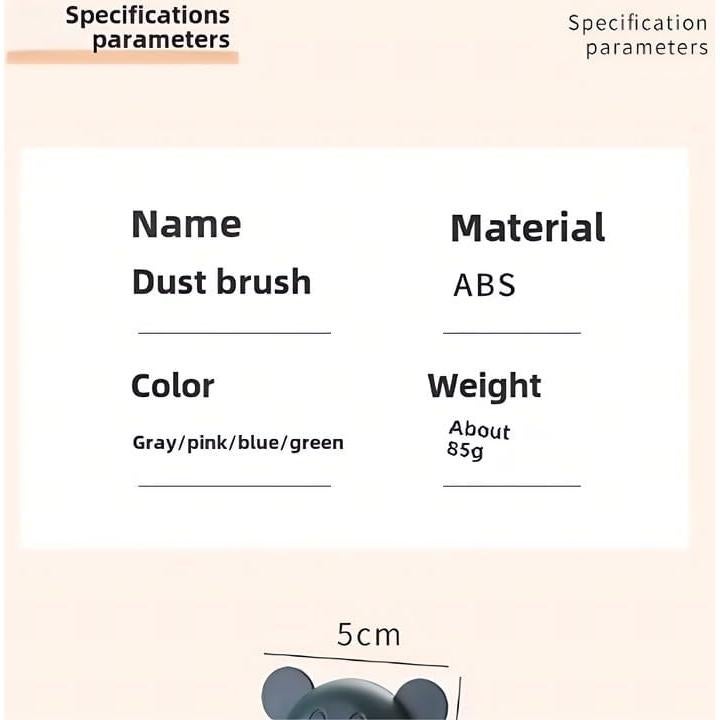 Rodillo de Pelusa Doble Acción Genérico Gris 20cm
