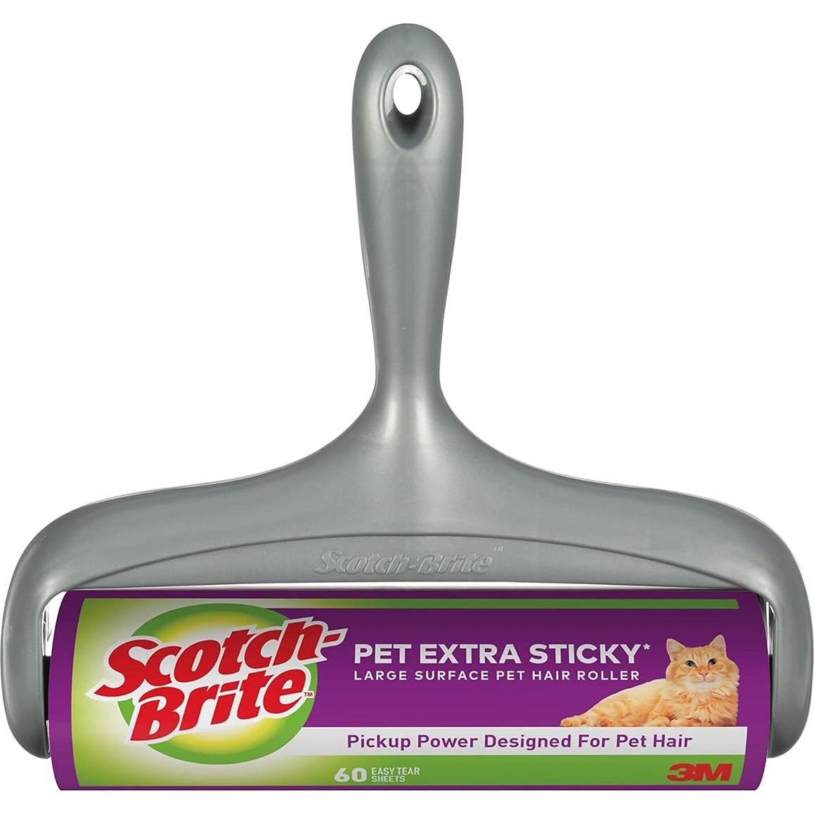 Rodillo Adhesivo Extra Pegajoso Grande Scotch-Brite 60 Hojas