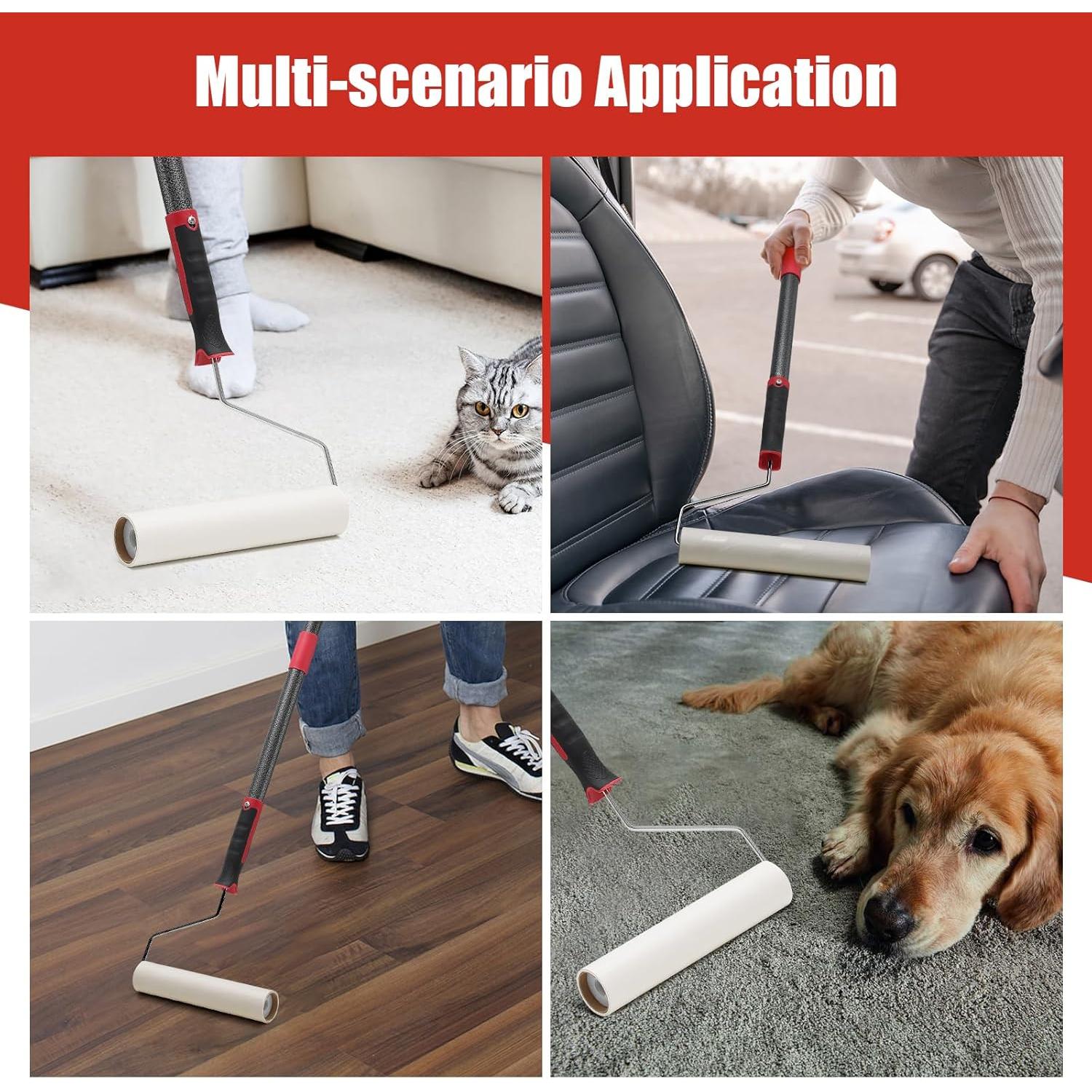 Rodillo de Pelusa Lcokeiy Extra Ancho 24 cm Ajustable 129.5 cm