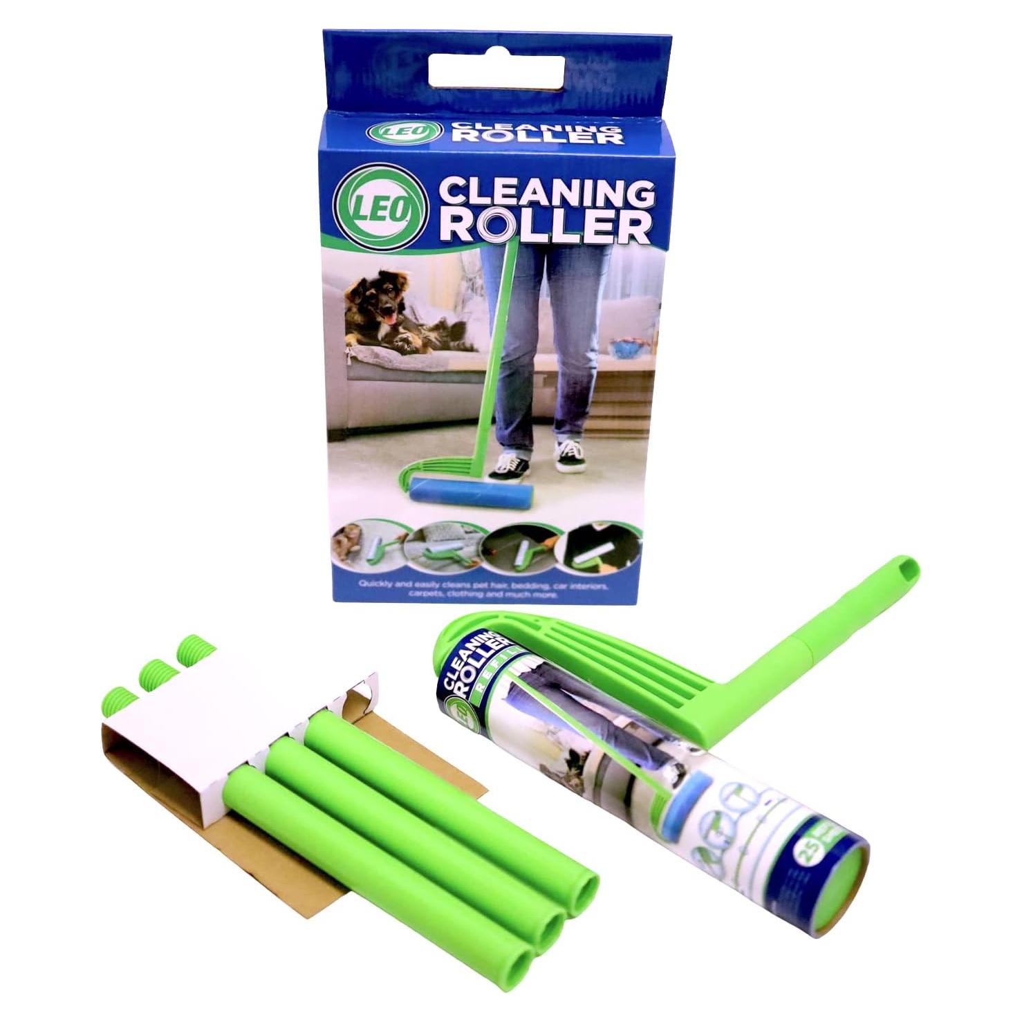 Rodillo Quitapelusas Leo Large 25 Hojas 10 Pulgadas Extensible