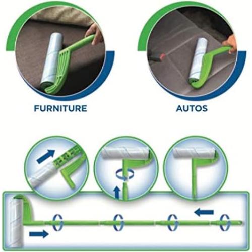 Rodillo Quitapelusas Leo Large 25 Hojas 10 Pulgadas Extensible