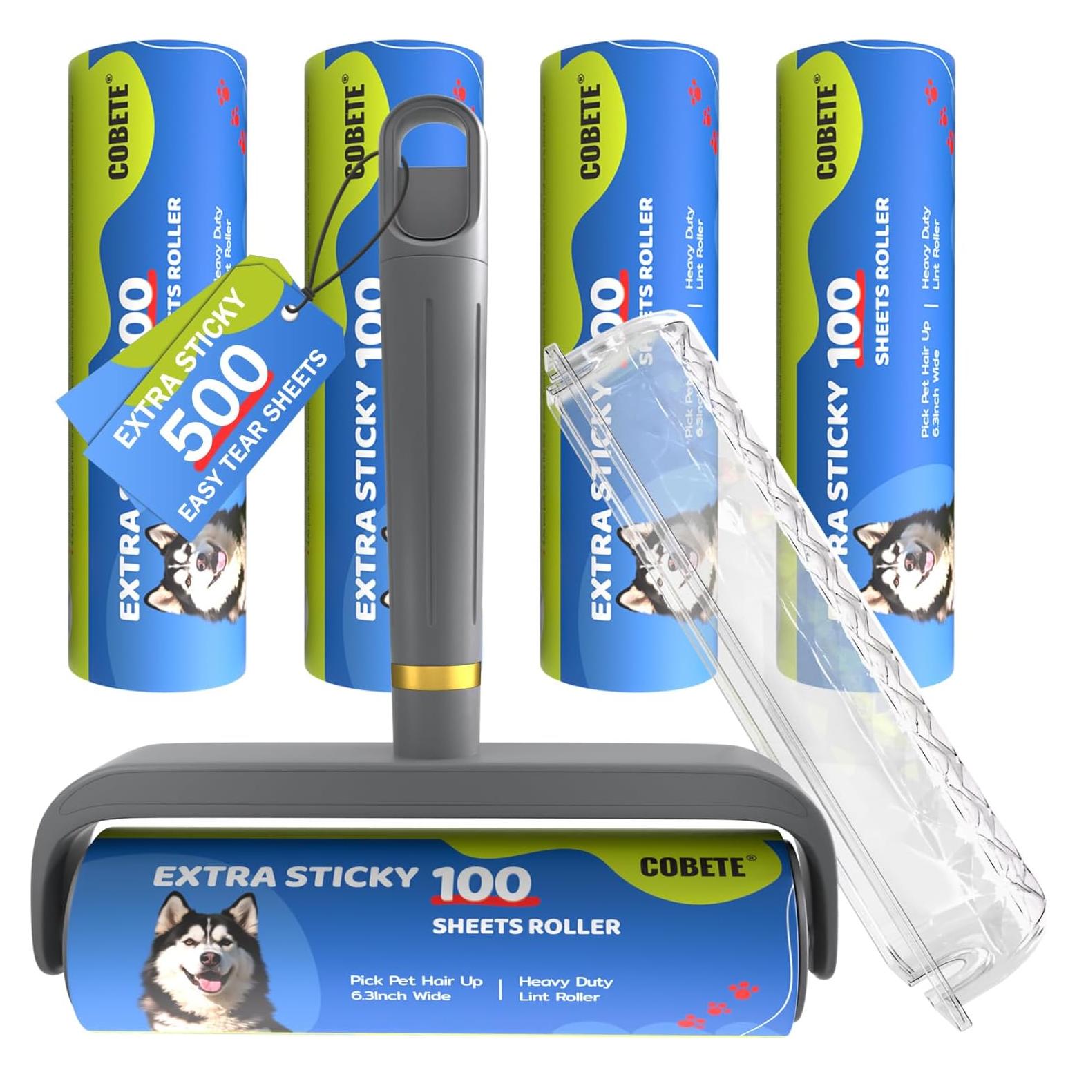 Rodillo de Pelusa Extra Pegajoso COBETE 500 Hojas 16 cm