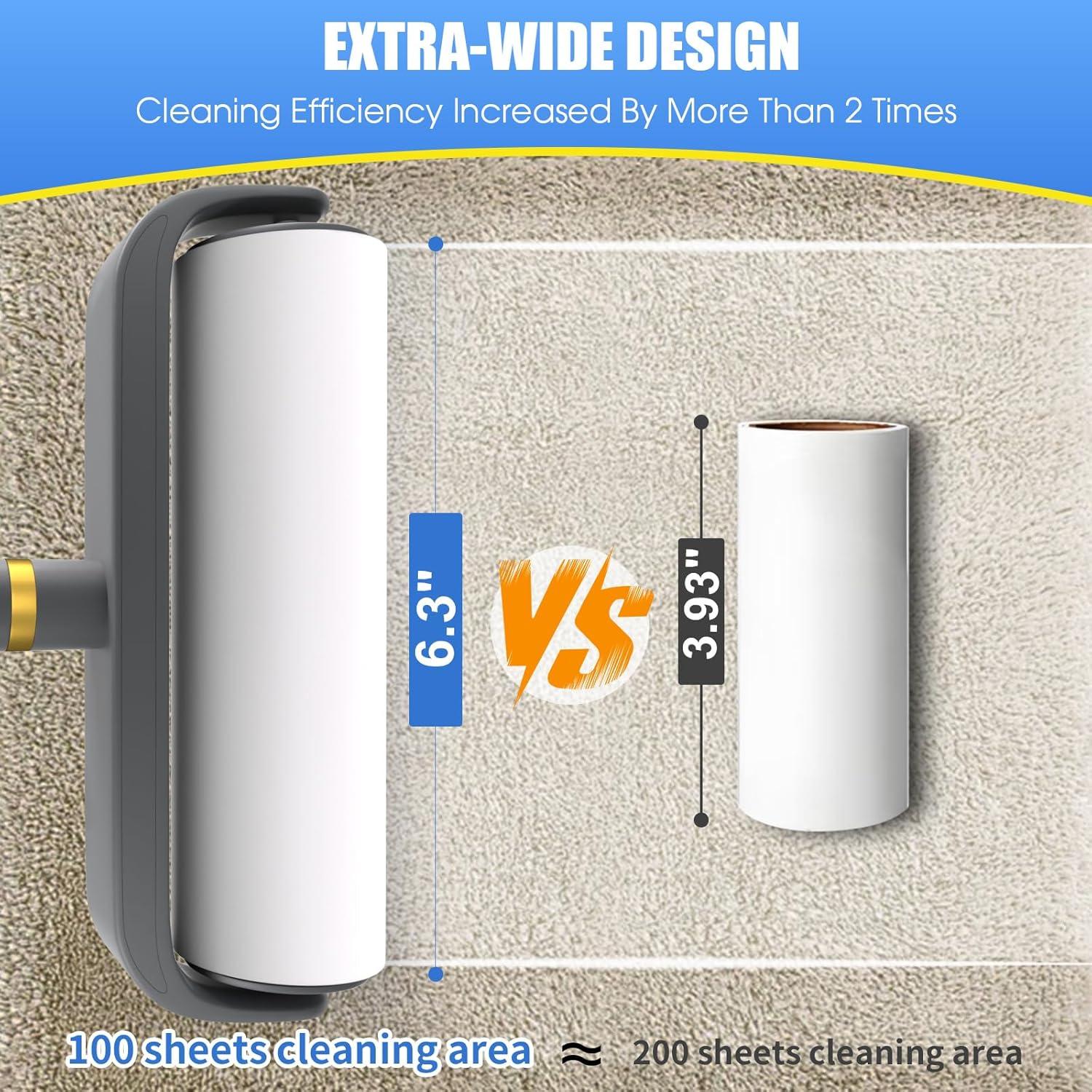 Rodillo de Pelusa Extra Pegajoso COBETE 500 Hojas 16 cm