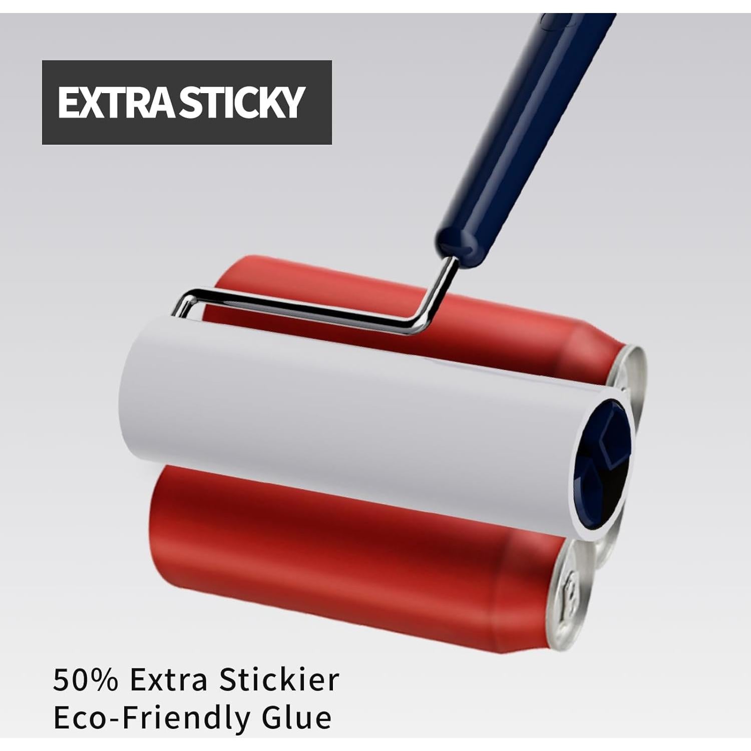 Rodillo de Pelusa JoviQ Extra Pegajoso 16 cm con 240 Hojas