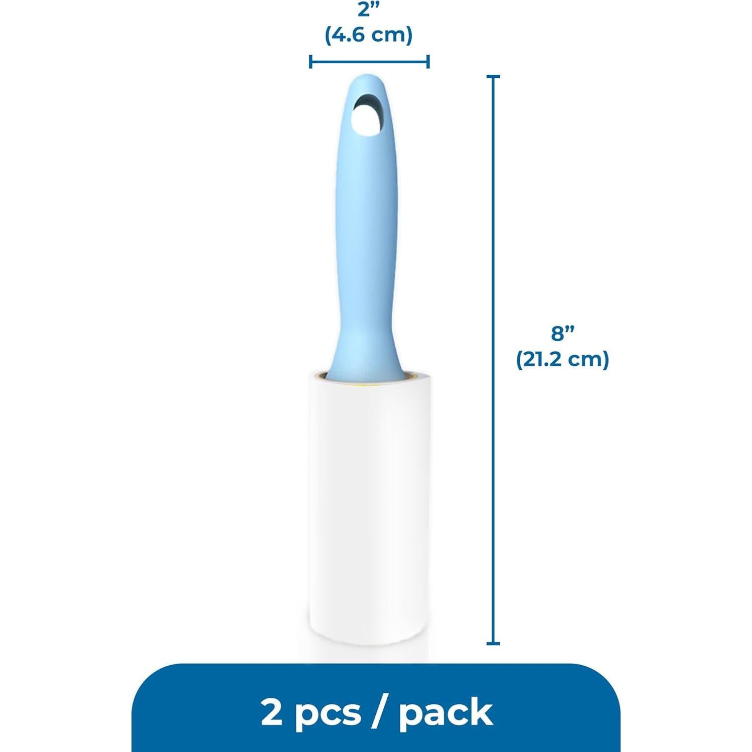 Rodillos Adhesivos SunGrow para Mascotas, 2 Portátiles 20.32 cm