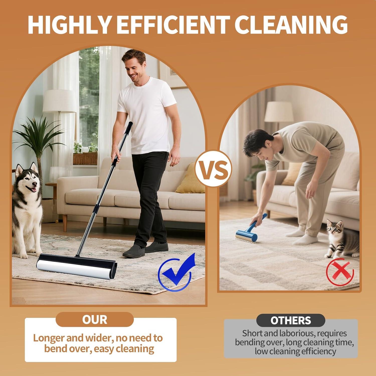 Rodillo de Pelusa Jumbo Shijie 15.74" Extra Pegajoso 360 Hojas