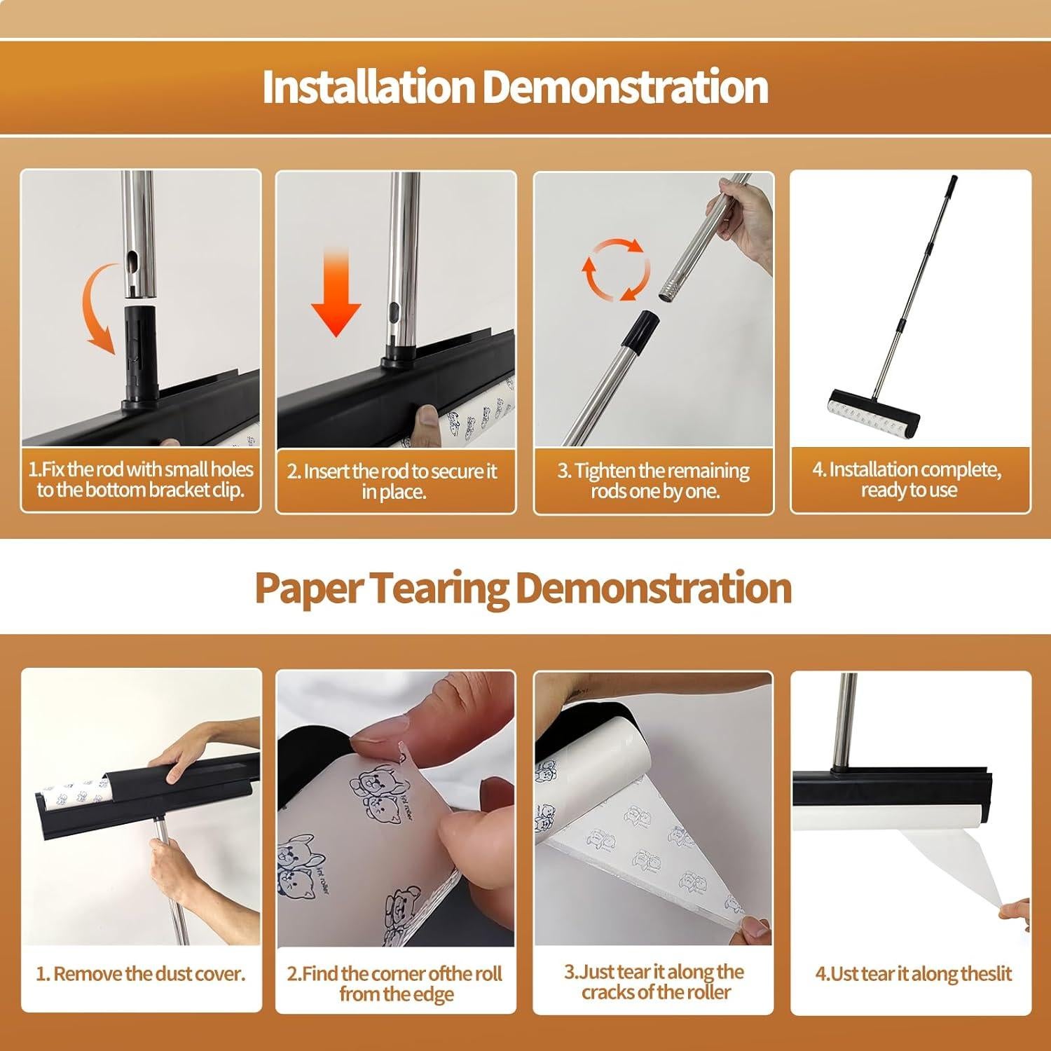Rodillo de Pelusa Jumbo Shijie 15.74" Extra Pegajoso 360 Hojas