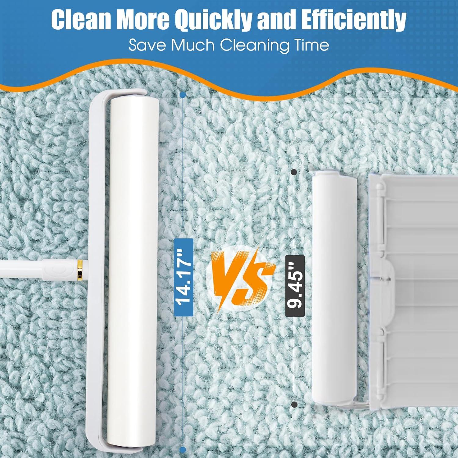 Rodillo de Pelusa Grande DYMOLL 14.17" Extra Pegajoso 360 Hojas