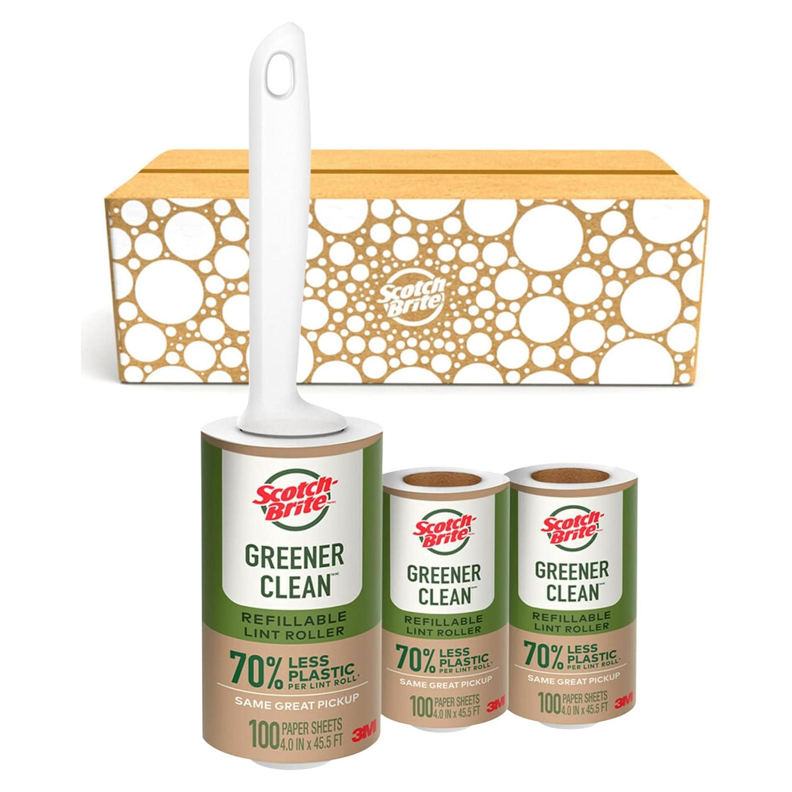 Rodillo Quitapelusas Scotch-Brite Greener Clean Reutilizable