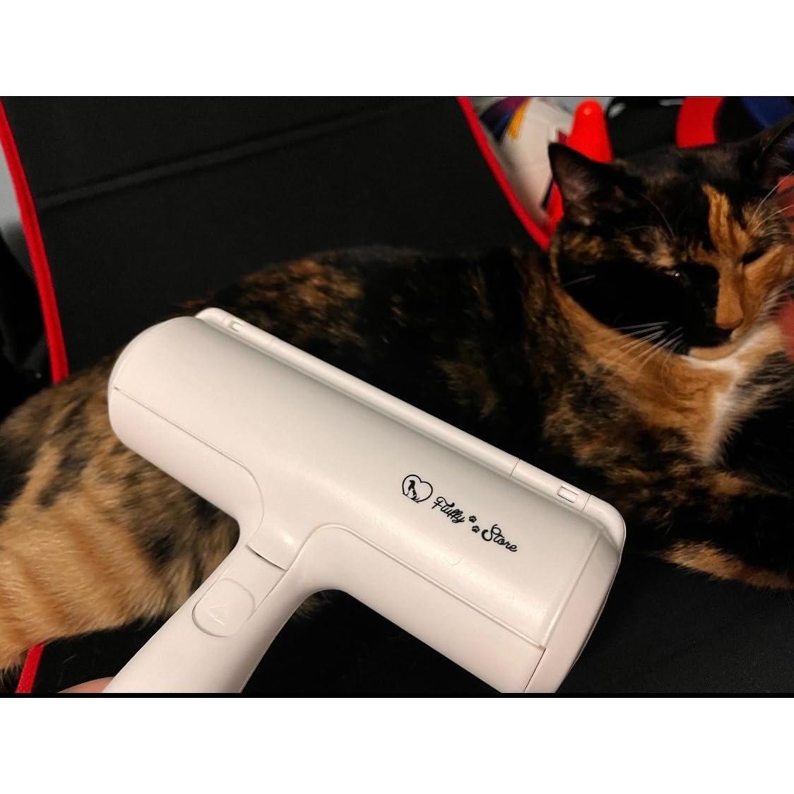 Removedor de Pelo de Mascotas Fluffy Paws - Rodillo Reutilizable Multi-Superficie