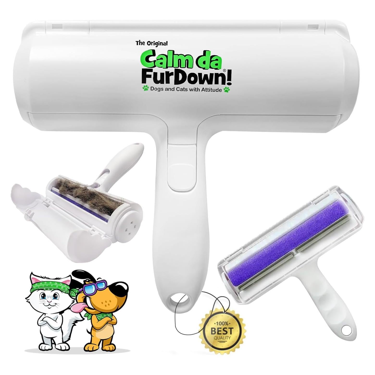 Rodillo Removedor de Pelo de Mascotas Calm Da Fur Down - Reutilizable