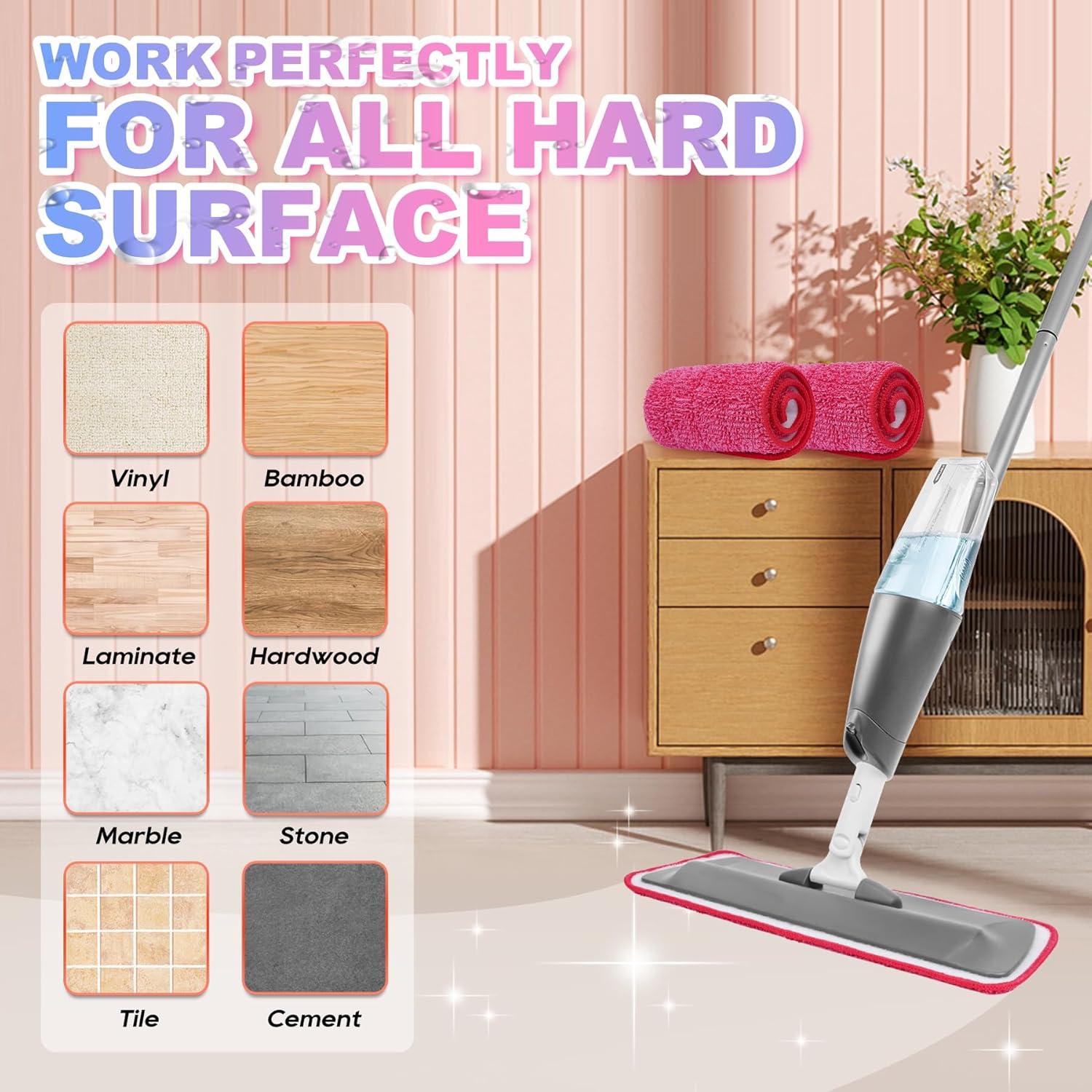 Paños de Microfibra Reutilizables iKEEPOW para Mop Rubbermaid 41.91 cm