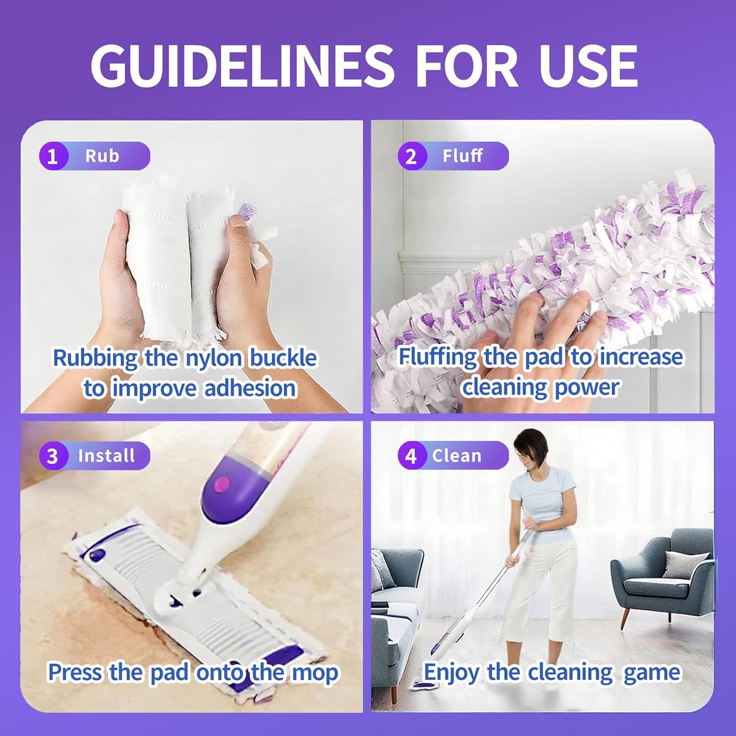 30 Repuestos Almohadillas Desechables Swiffer Power Mop