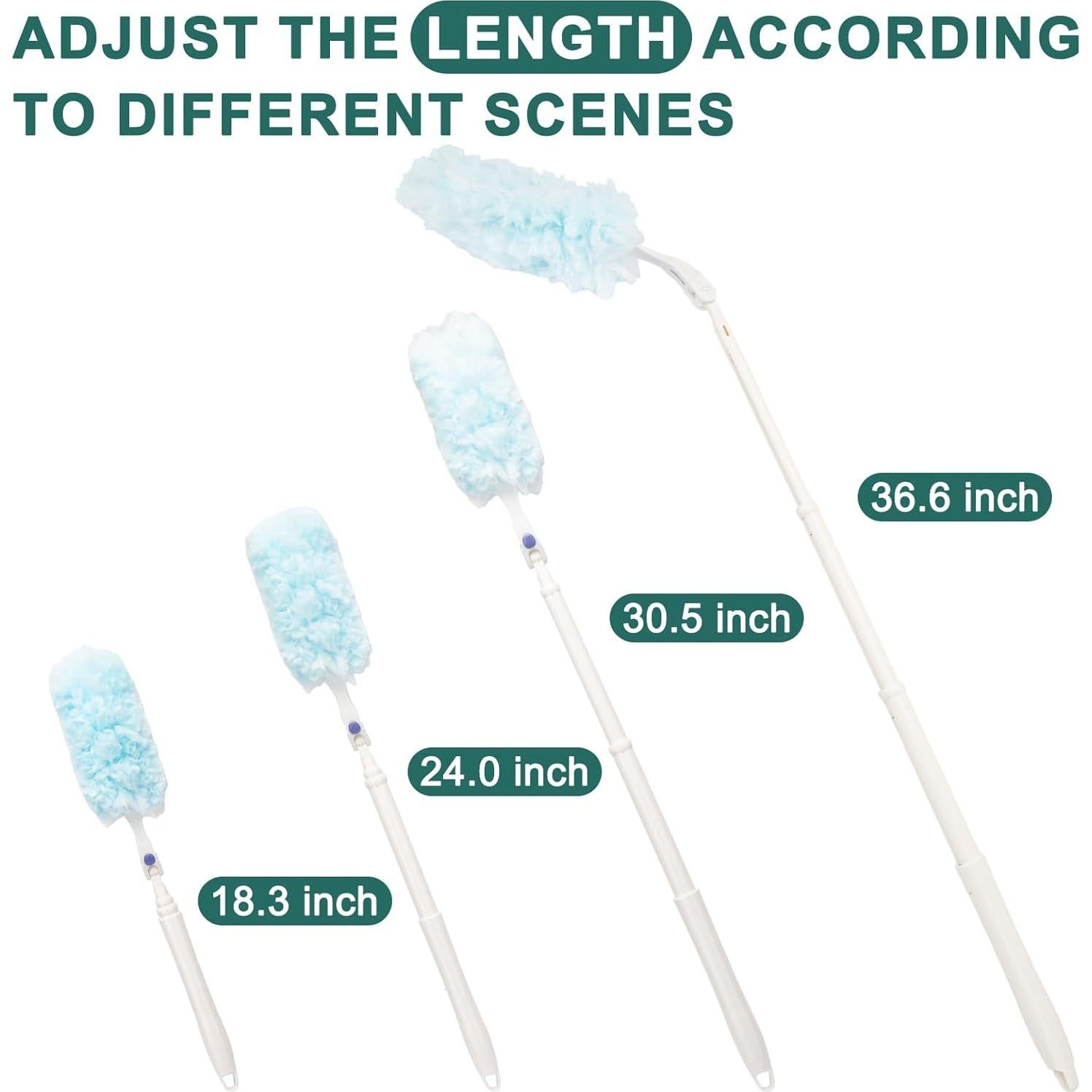 Mango Extensible de Reemplazo KeFanta para Duster Swiffer