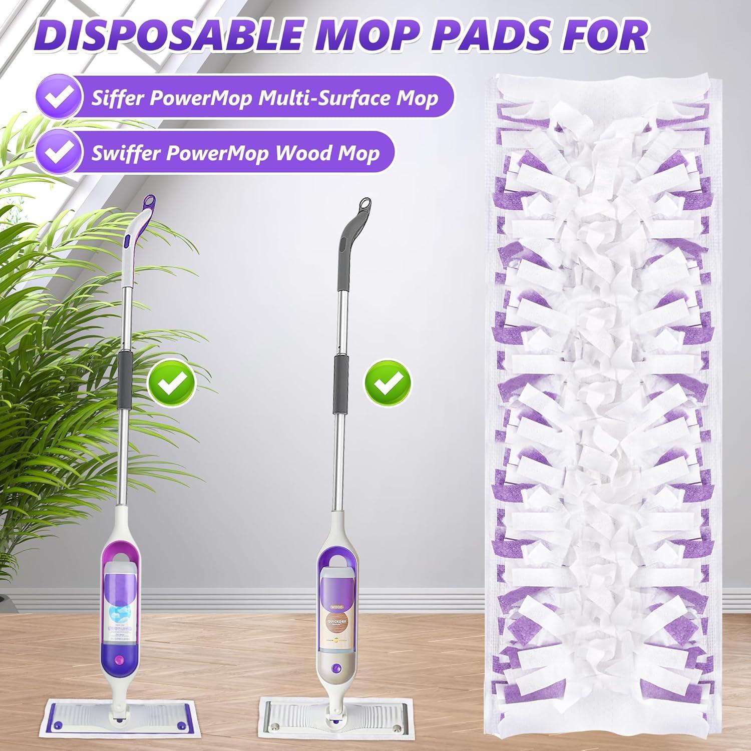 Almohadillas desechables Swiffer PowerMop - Paquete de 8
