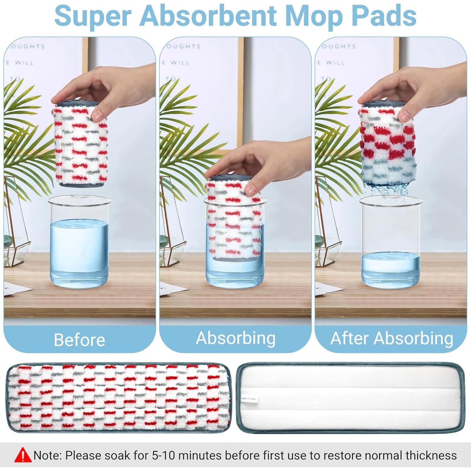 Paños de Mopa Reutilizables Dovesail para Swiffer PowerMop - 5 Piezas