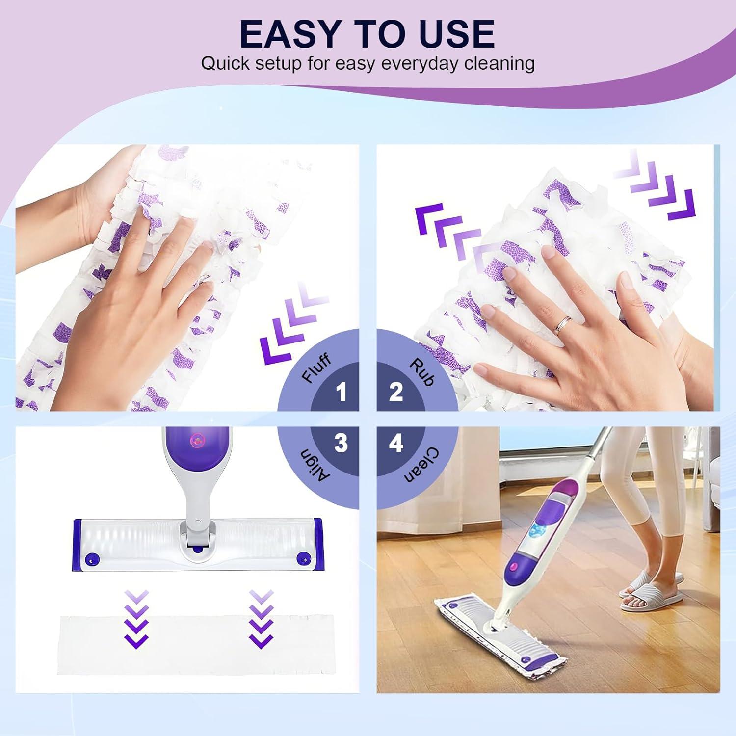 25 Paños Desechables para Mopa de Poder Swiffer 14 Capas