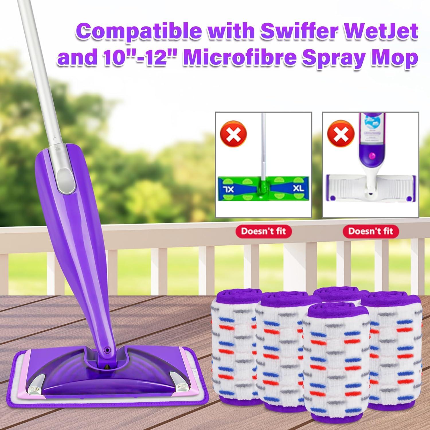 21 Almohadillas Reutilizables para Mopa Swiffer WetJet Microfibra