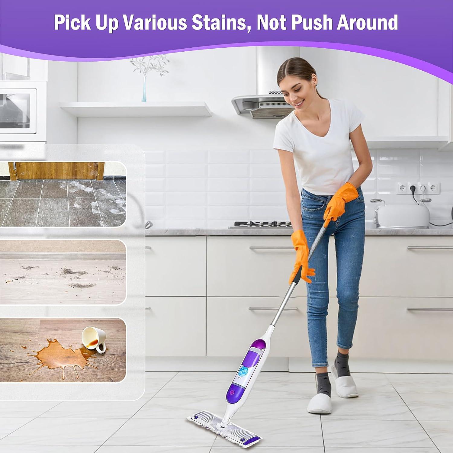 40 Almohadillas Desechables Fenkabs para Trapeador Power Mop