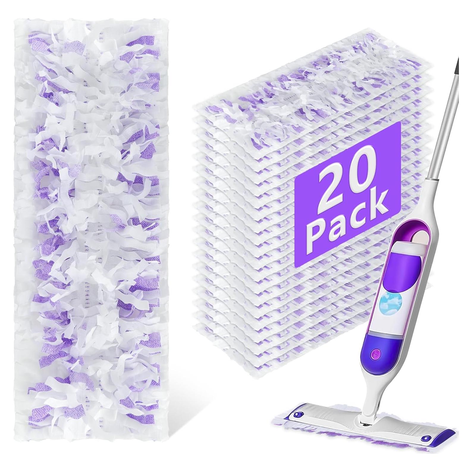 20 Recargas de Paño de Mopa Eléctrica DOCXCDO Multi-Superficie