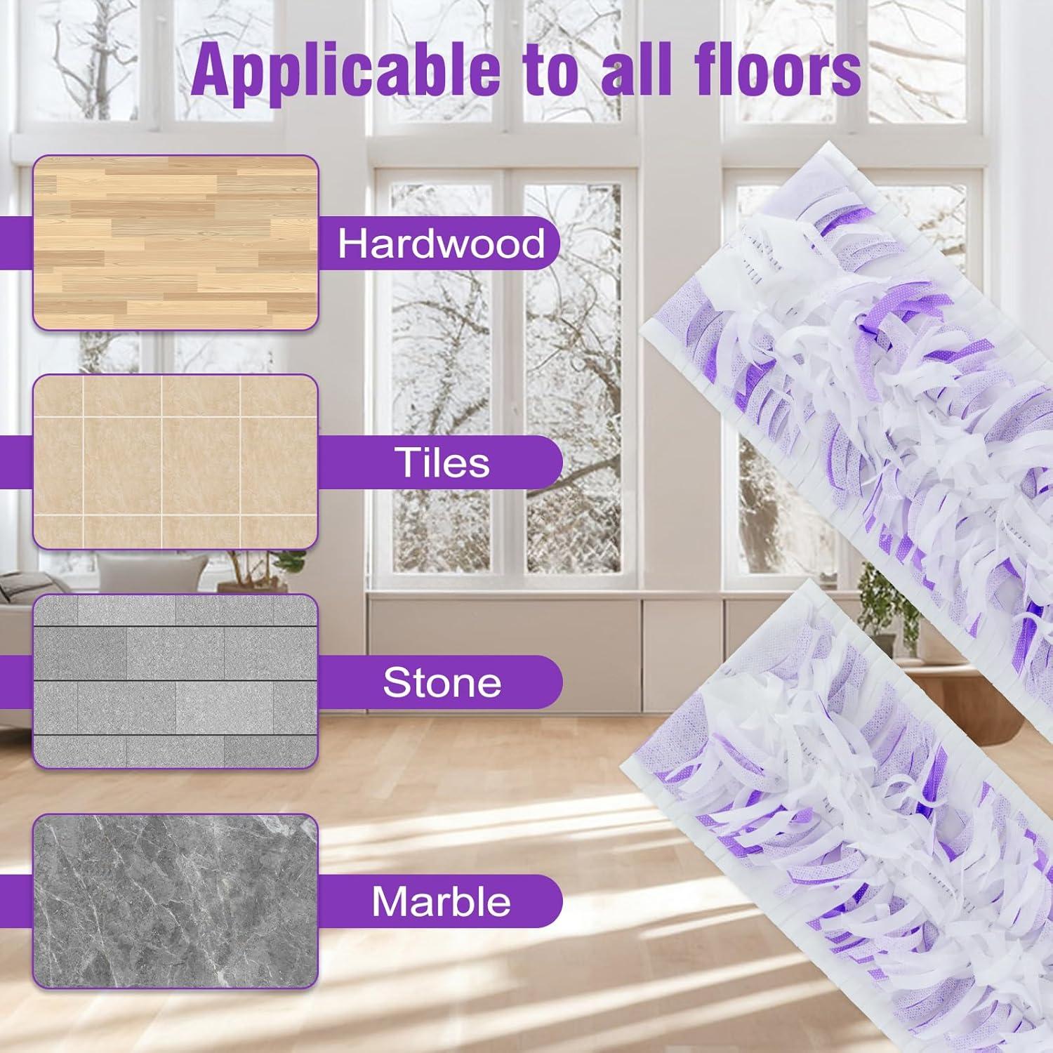 20 Recargas de Paño de Mopa Eléctrica DOCXCDO Multi-Superficie