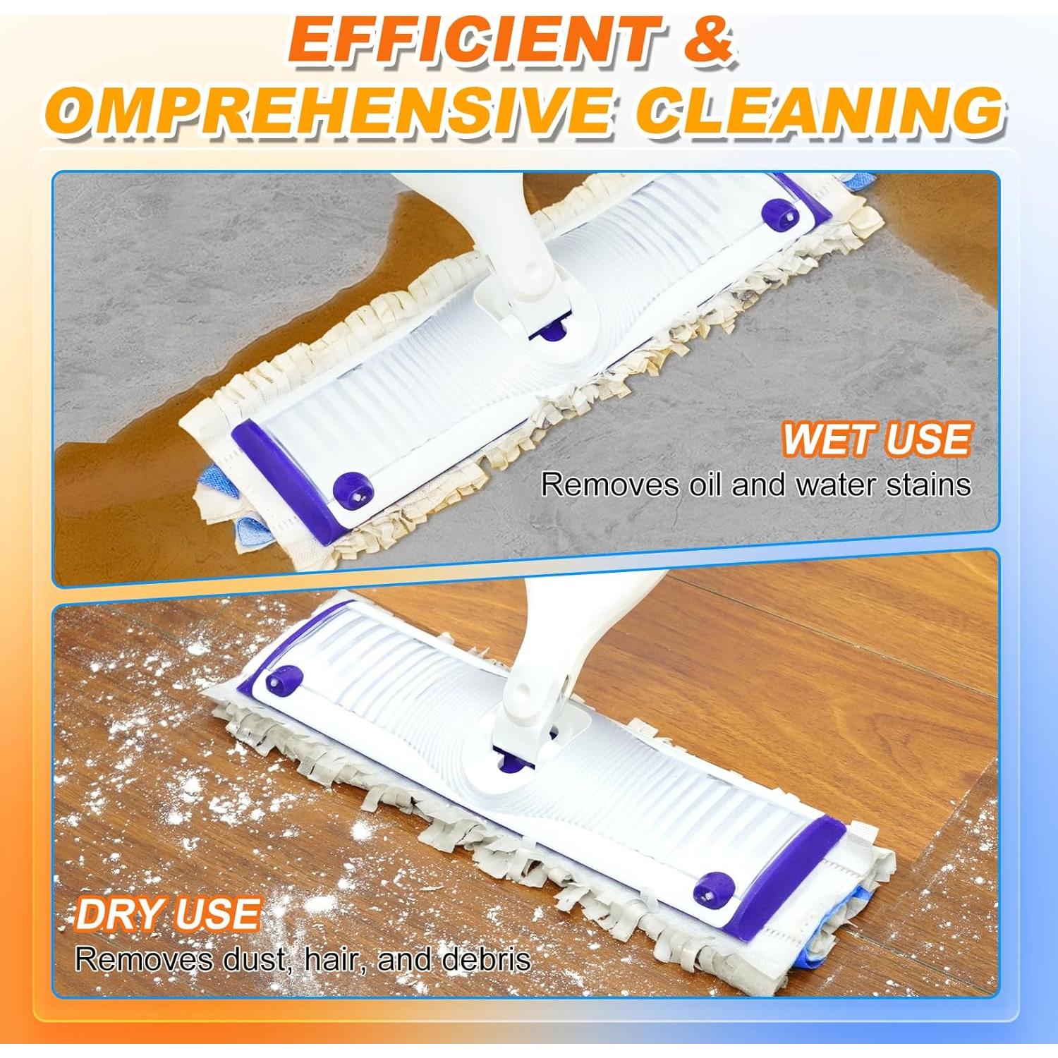 20 Almohadillas Desechables para Trapeador MyKEEPOW Power Mop