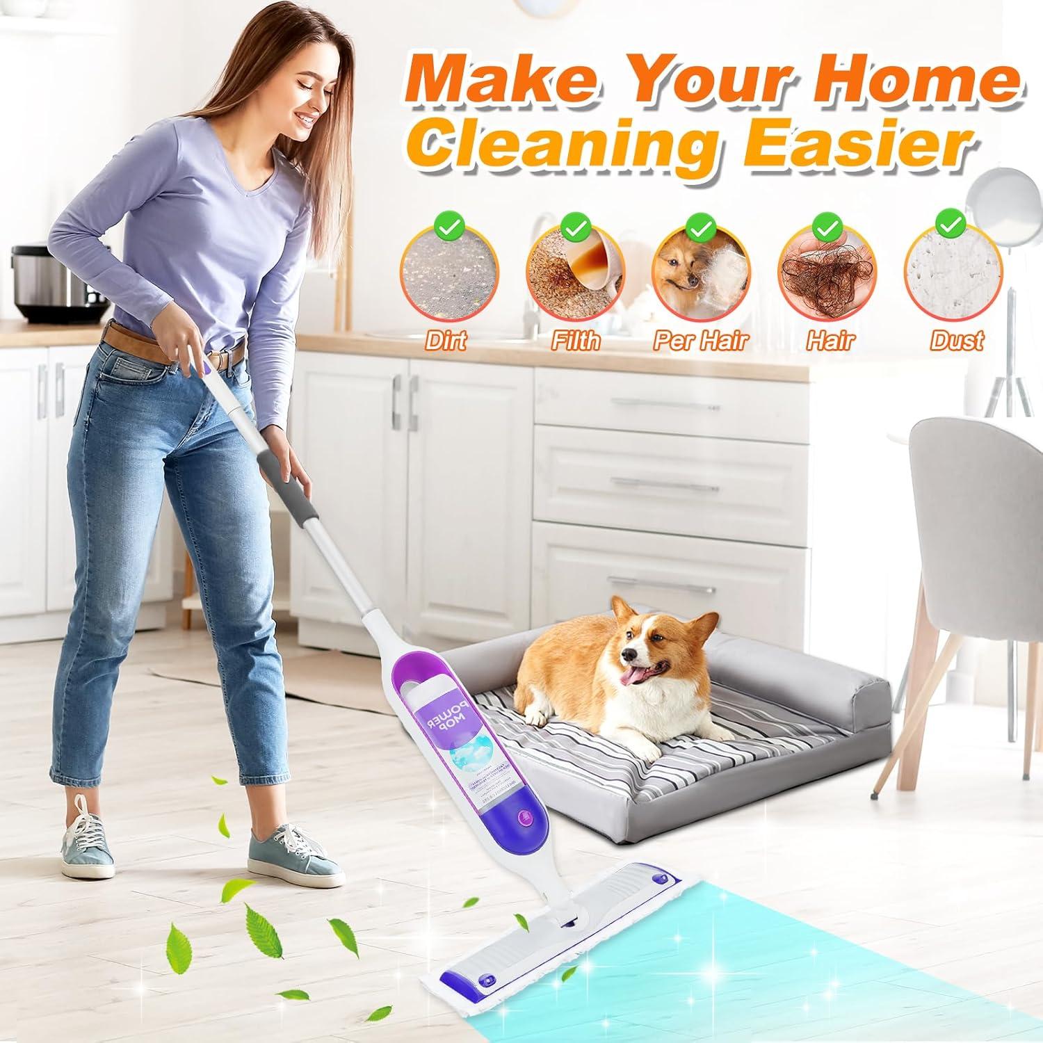 20 Almohadillas Desechables para Trapeador MyKEEPOW Power Mop