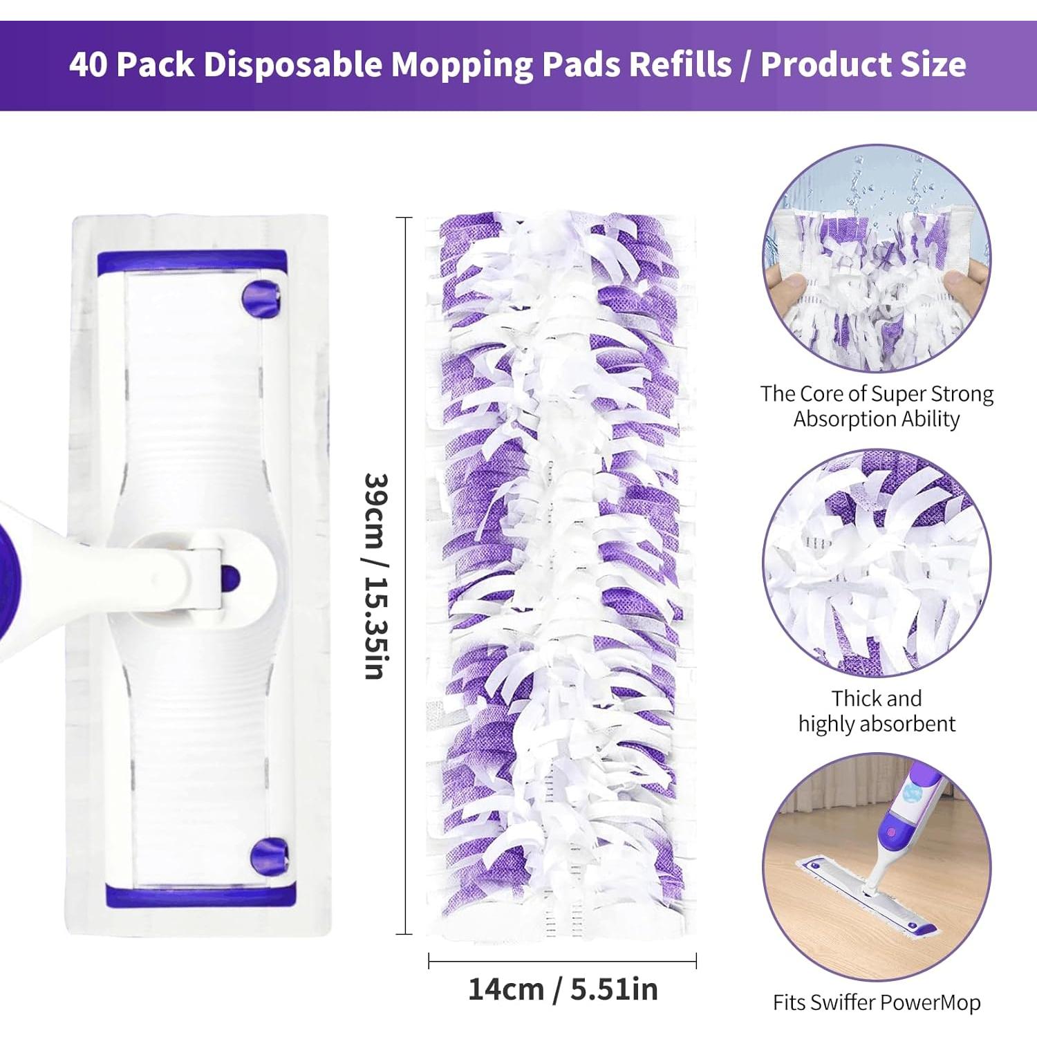 Repuestos Almohadillas Limpieza Desechables Yipoch 40 Pcs