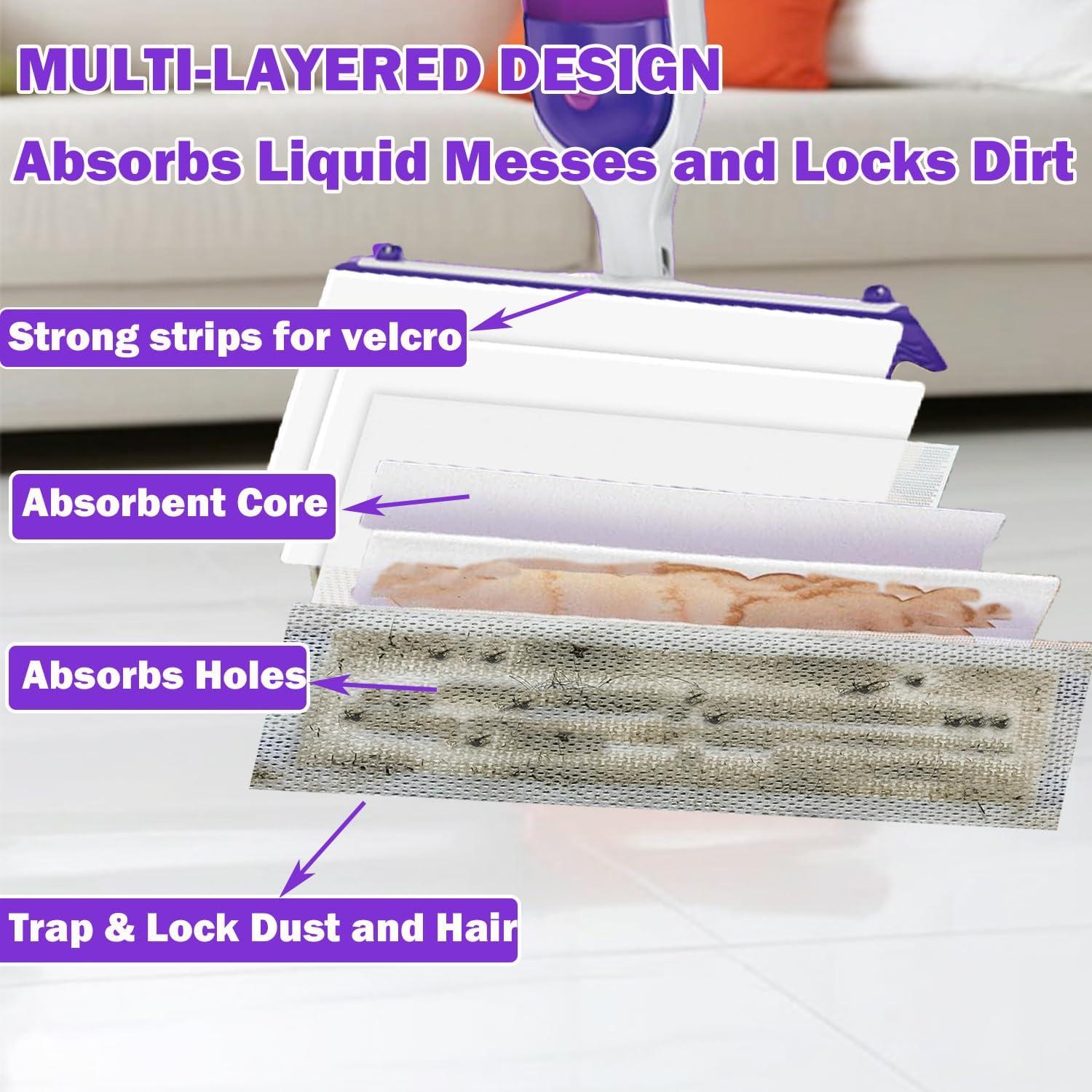 Recargas de almohadillas desechables SoliFairy para Swiffer 10u