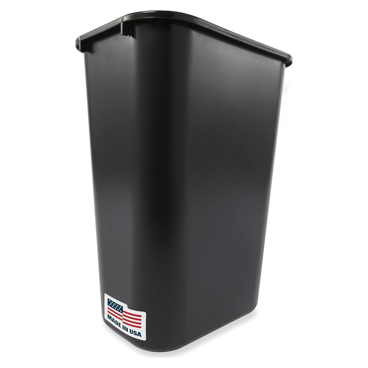 Contenedor de Basura Rubbermaid 38.8L Negro Apilable