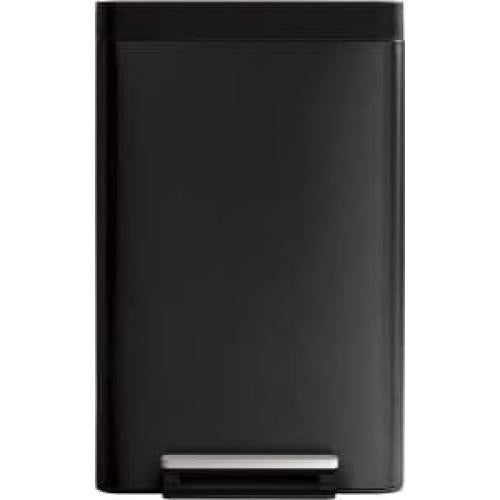 Cubo de Basura KOHLER 49L Acero Inoxidable Negro Pedal Silencioso