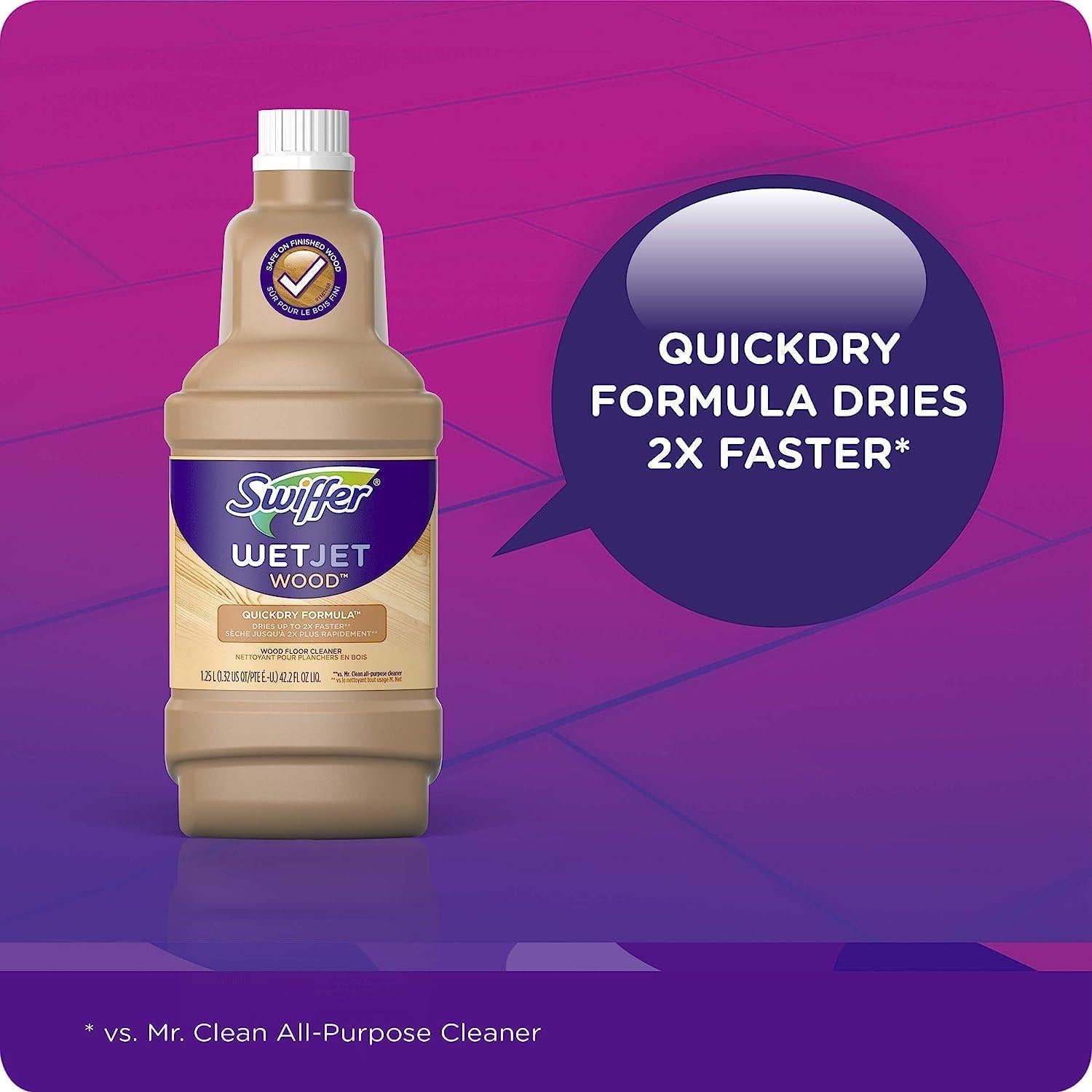 Recarga Solución Limpiadora Swiffer WetJet 1.19L - Paquete de 2