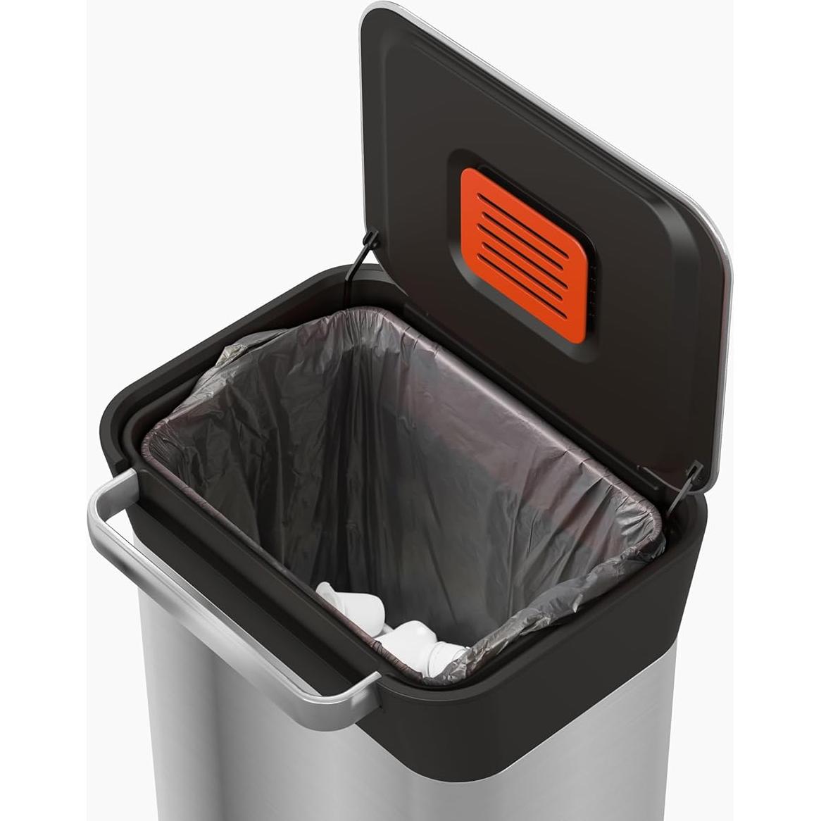 Cubeta de Basura Compresora Joseph Joseph Titan 90L Acero Inoxidable